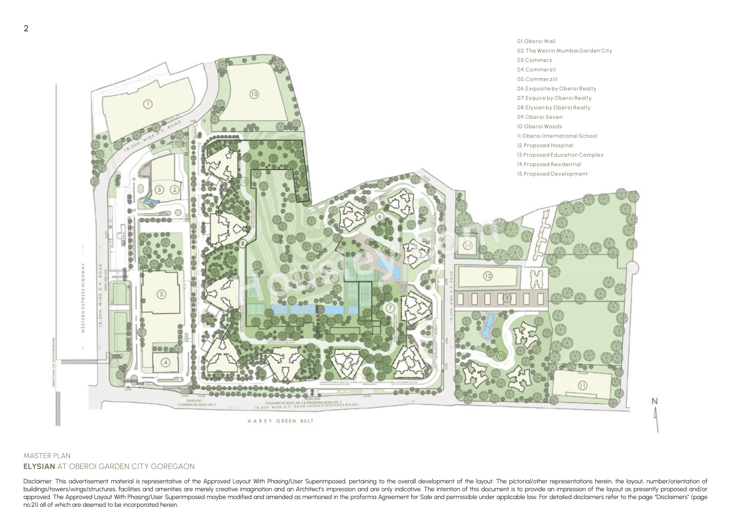 Oberoi Garden City - Elysian Master Plan