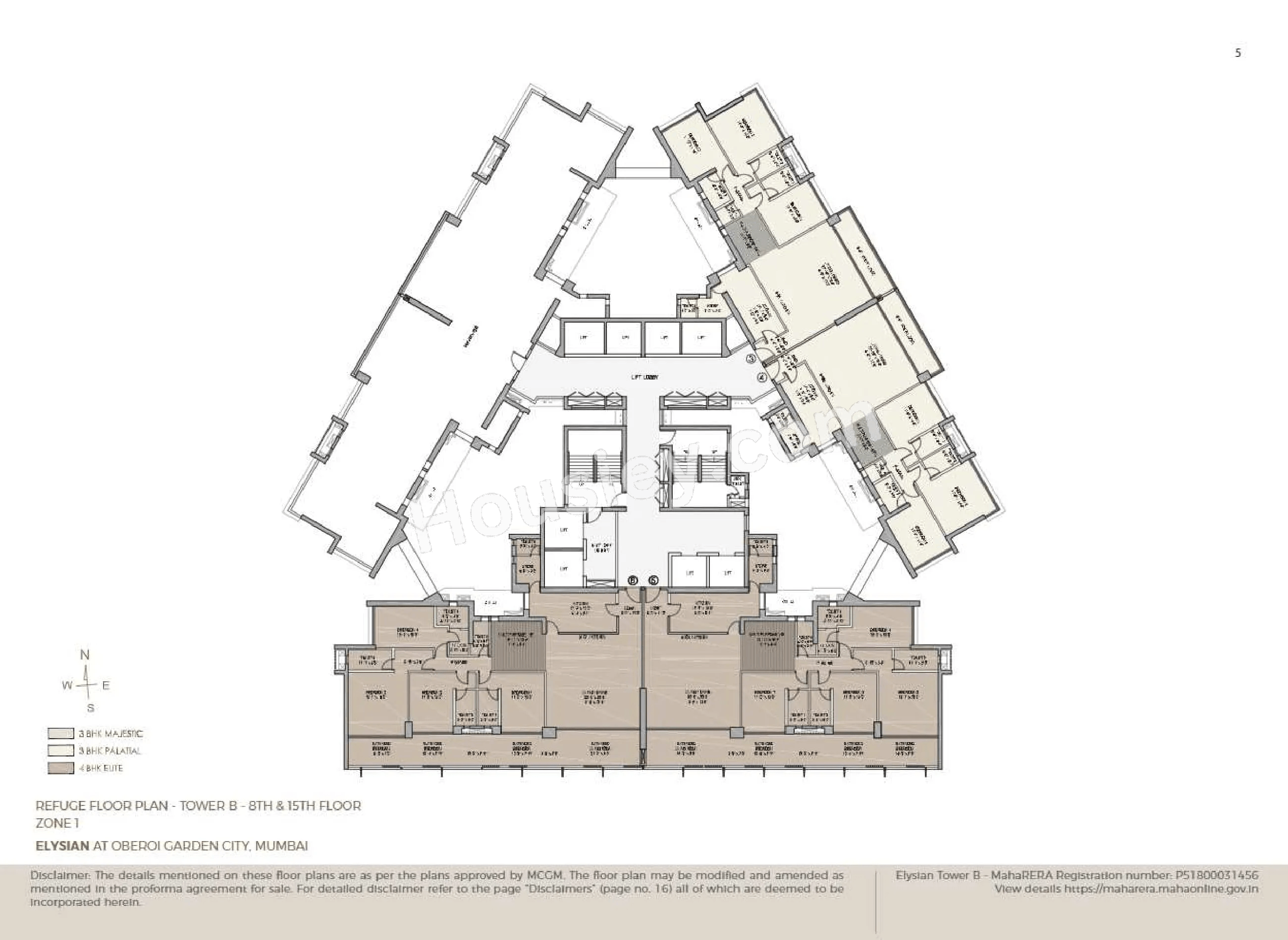 Oberoi Garden City - Elysian Floor plan 2