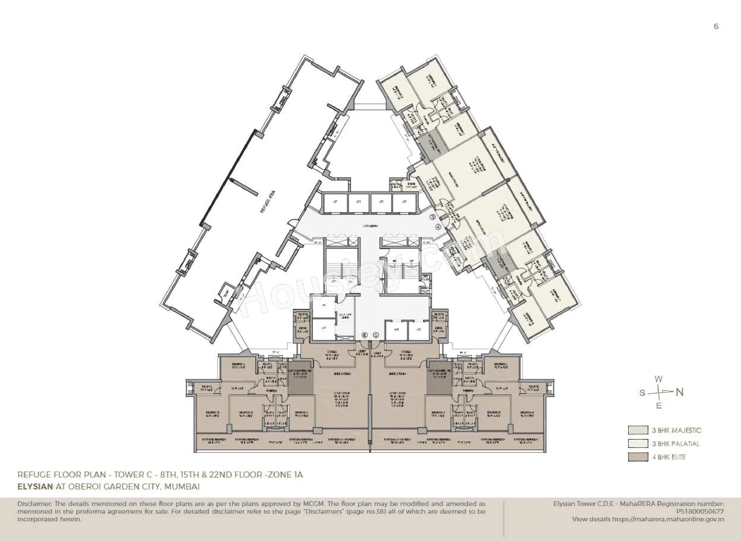 Oberoi Garden City - Elysian Floor plan 5