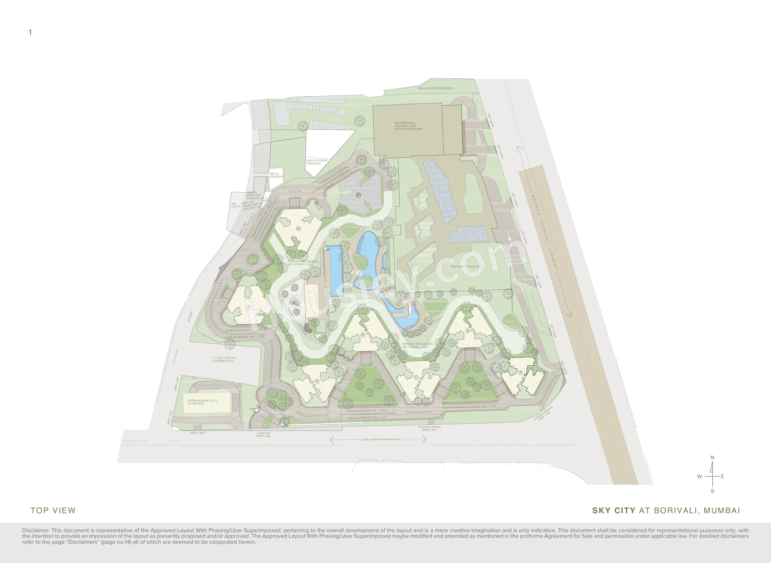 Oberoi Sky City Floor plan 3