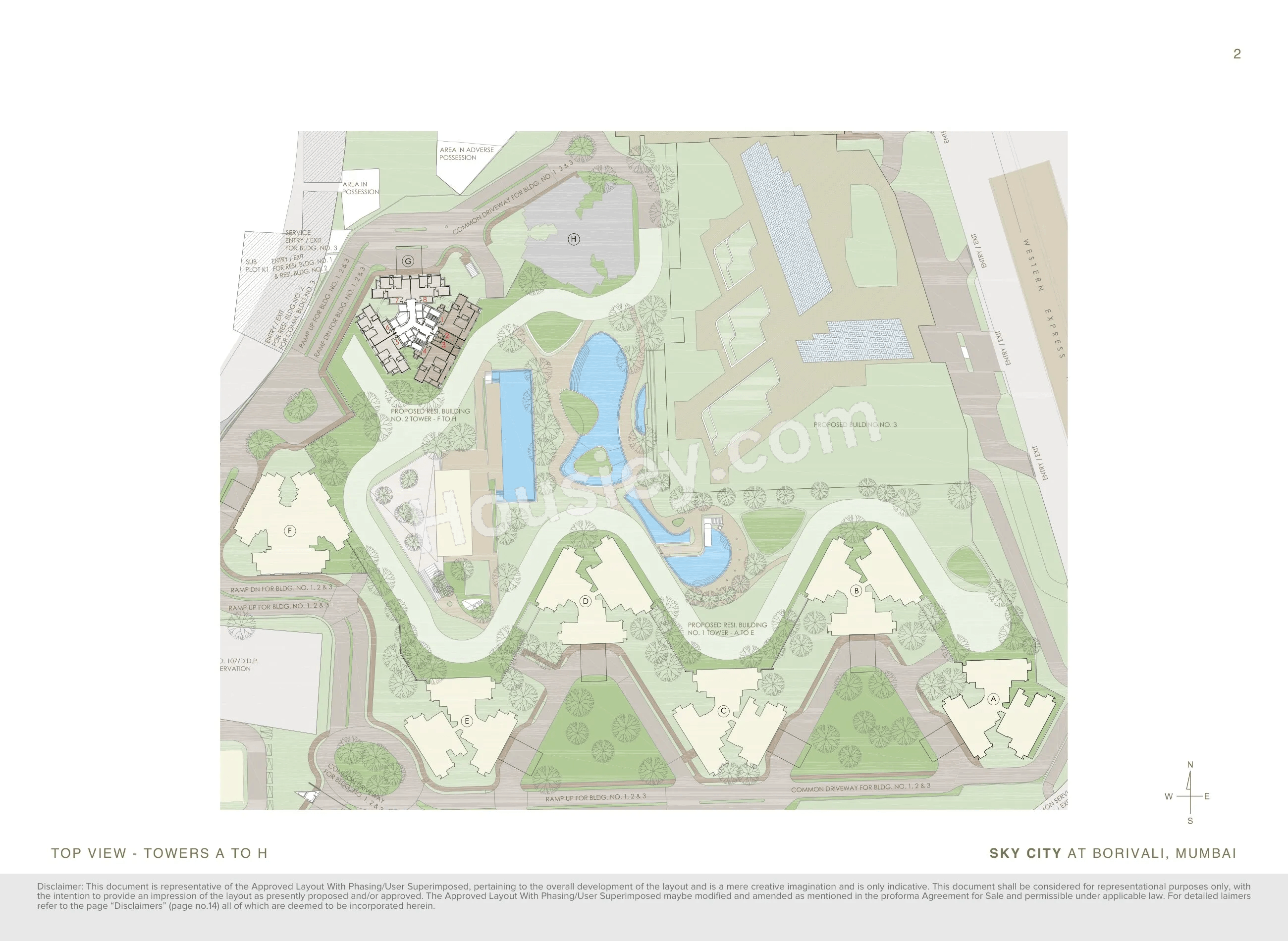 Oberoi Sky City Floor plan 4