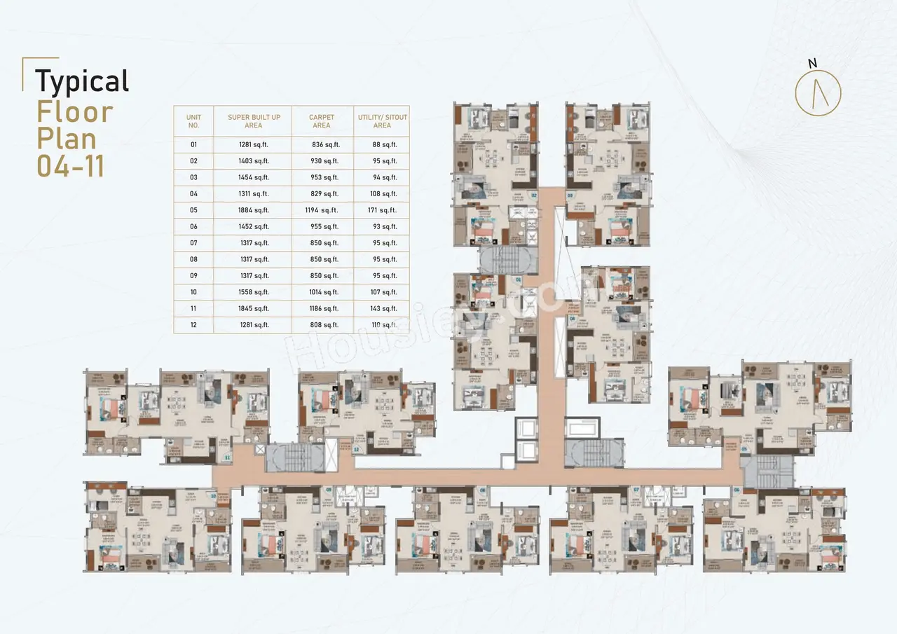 Oceanus White Meadows Floor Plan
