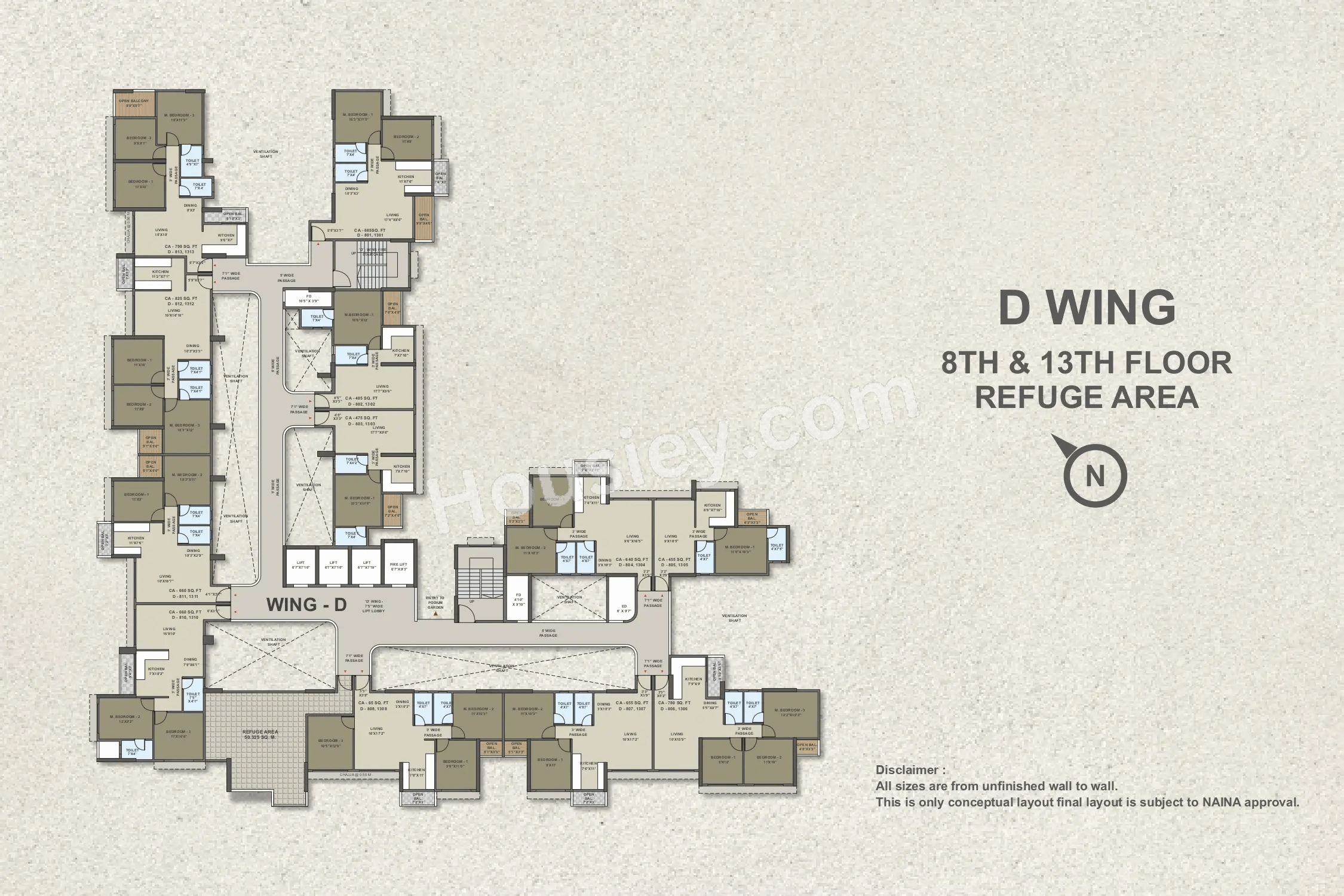 Olive Sector Green Floor plan 4