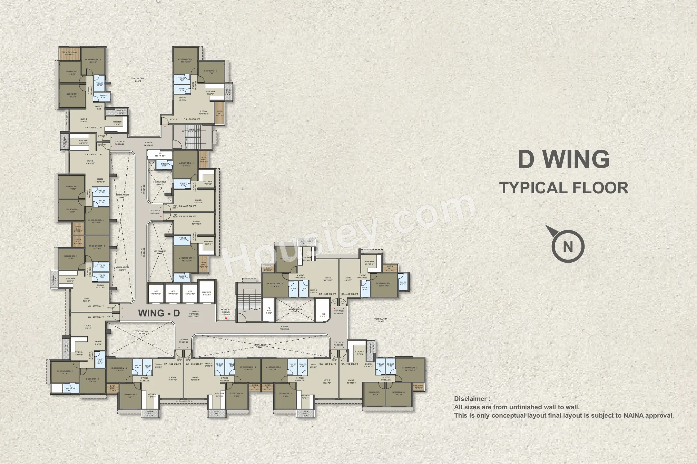 Olive Sector Green Floor plan 6