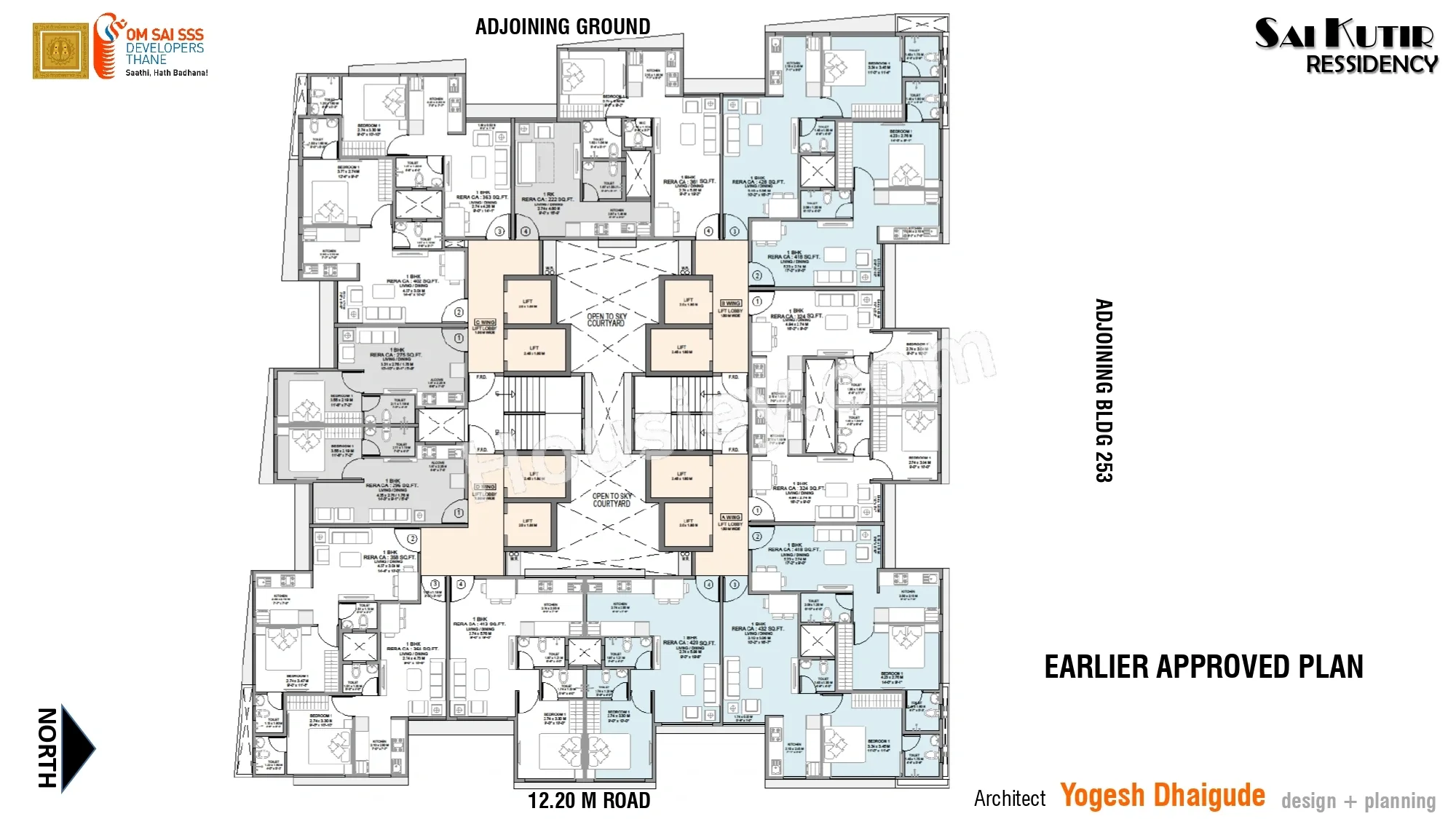 Om Sai Kutir Floor plan 1