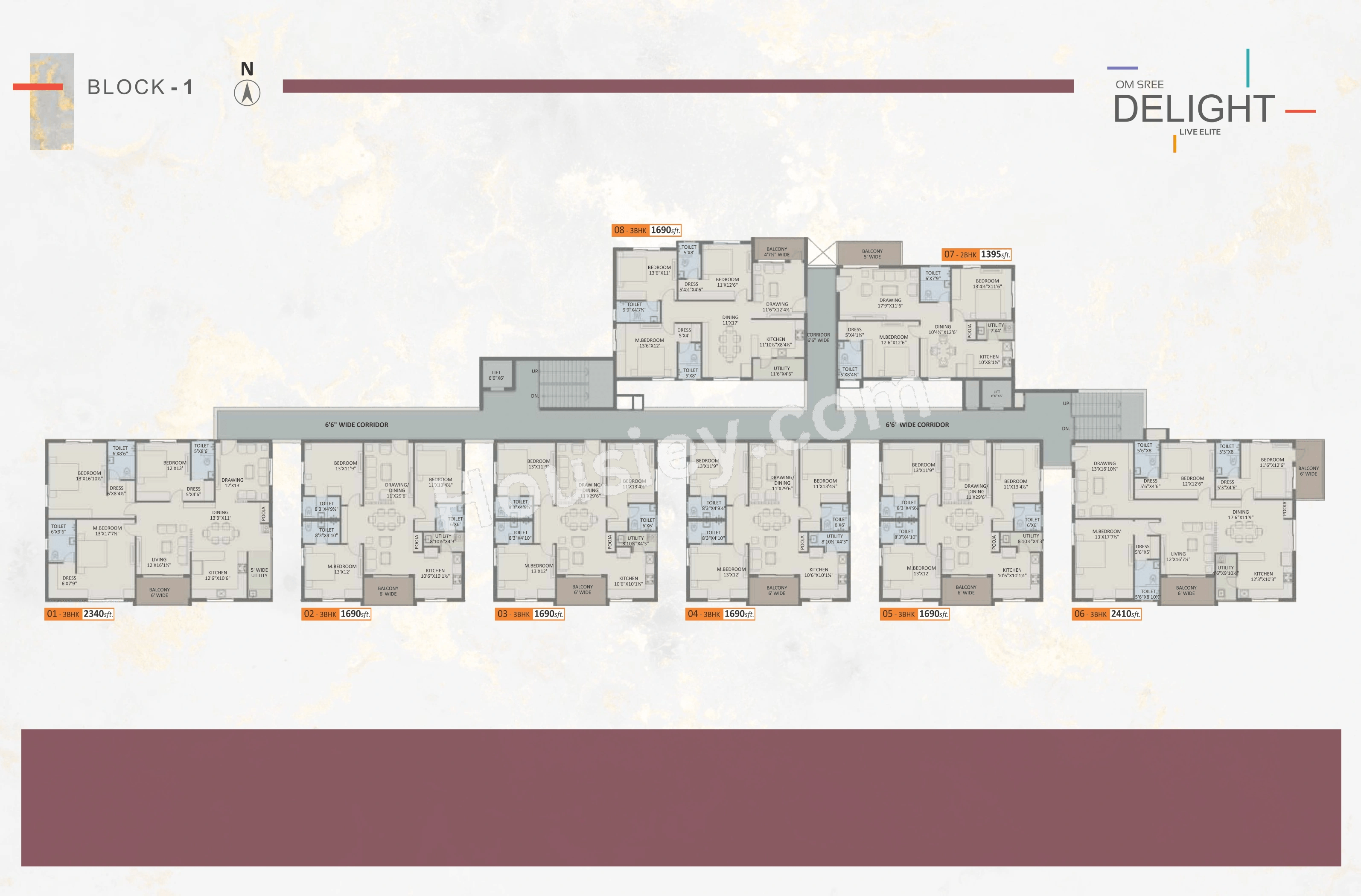 Om Sree Delight Floor plan 1