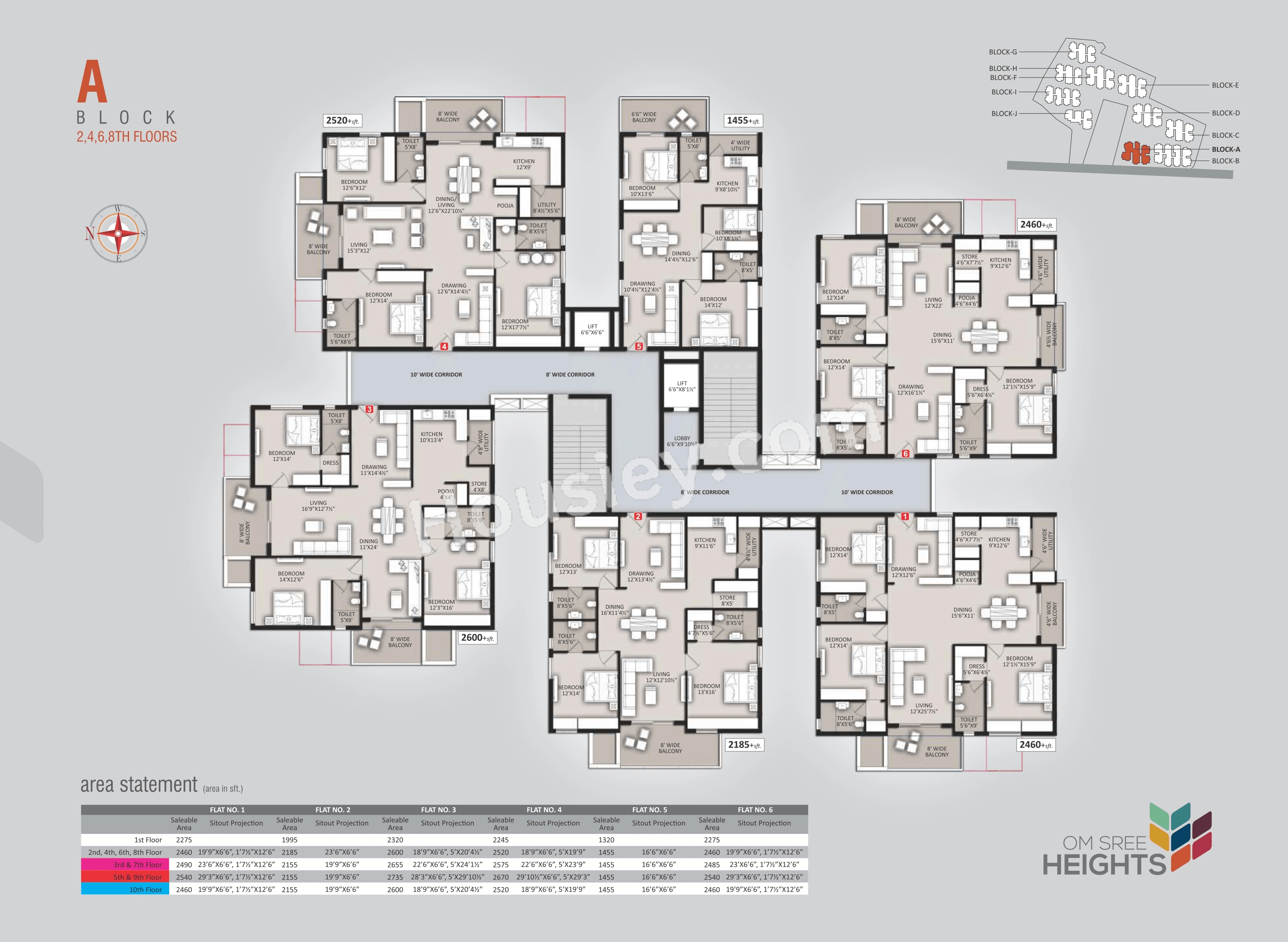 Om Sree Heights Floor plan 1
