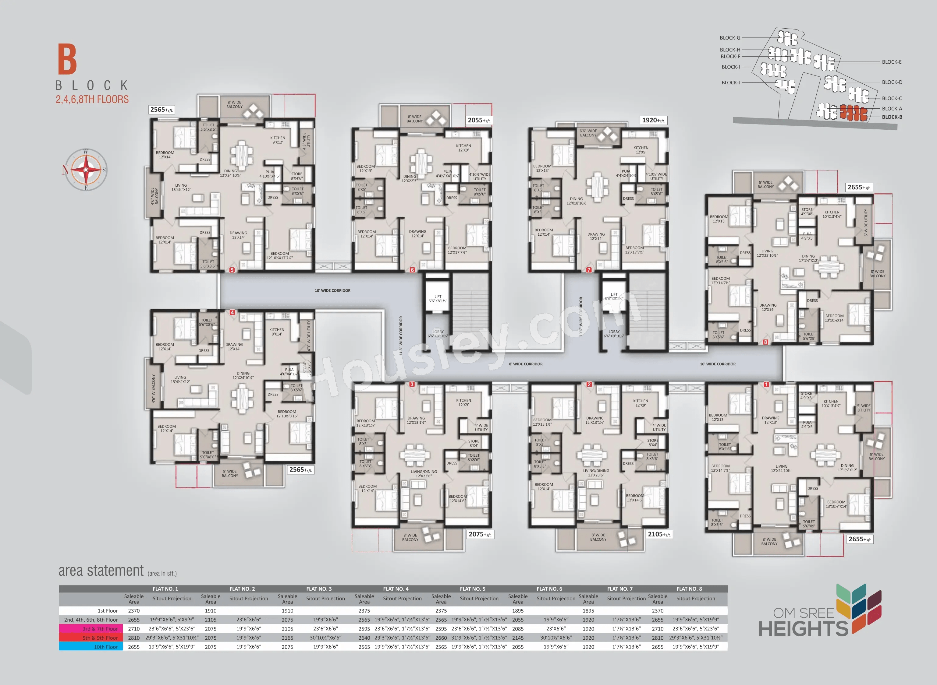 Om Sree Heights Floor plan 2