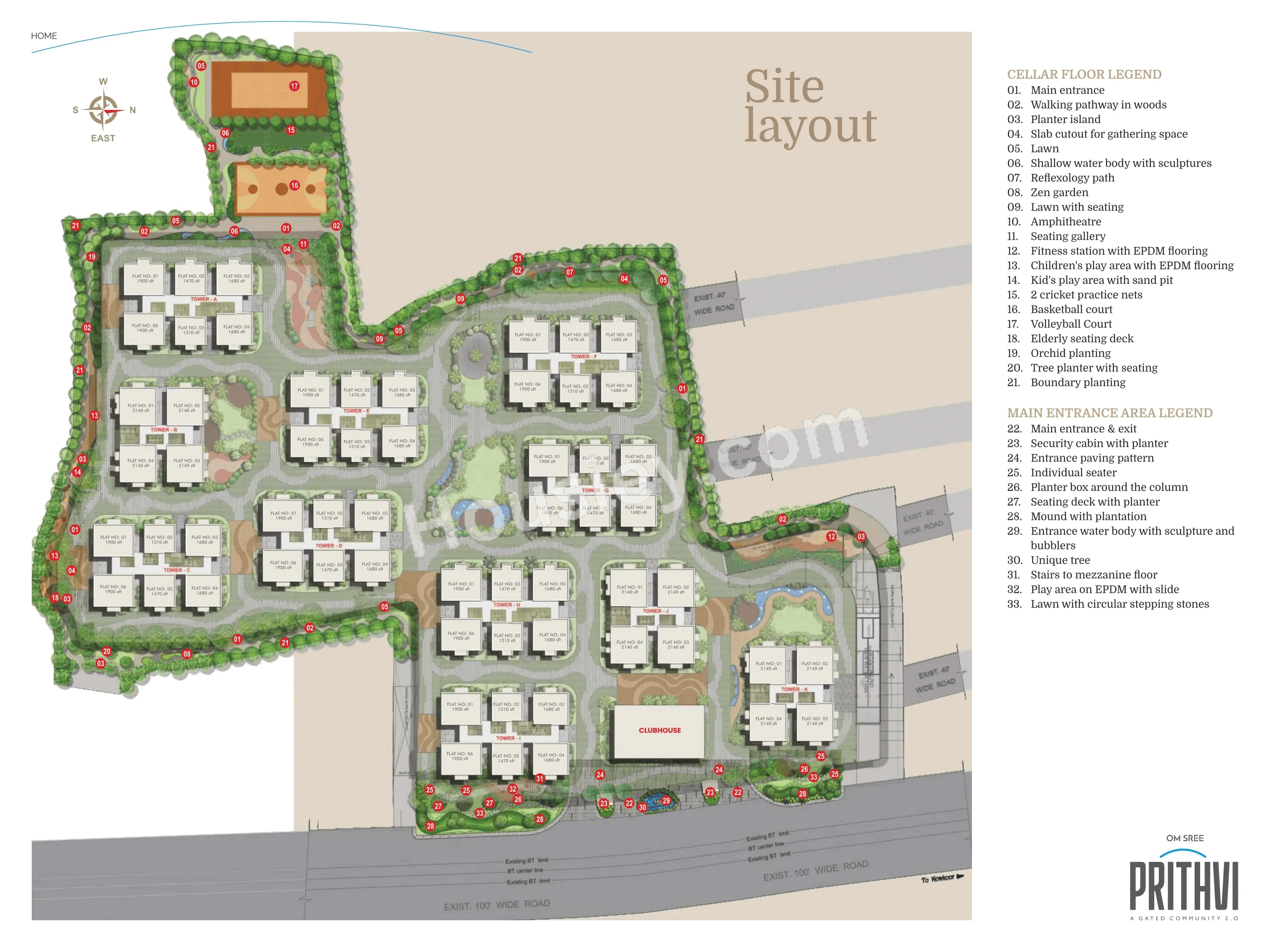 Om Sree Prithvi Floor plan 1