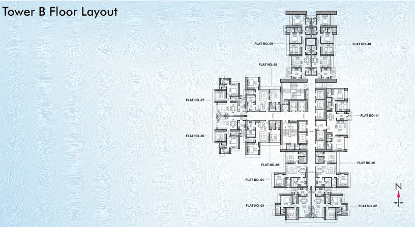 Omkar Alta Monte Floor plan 1