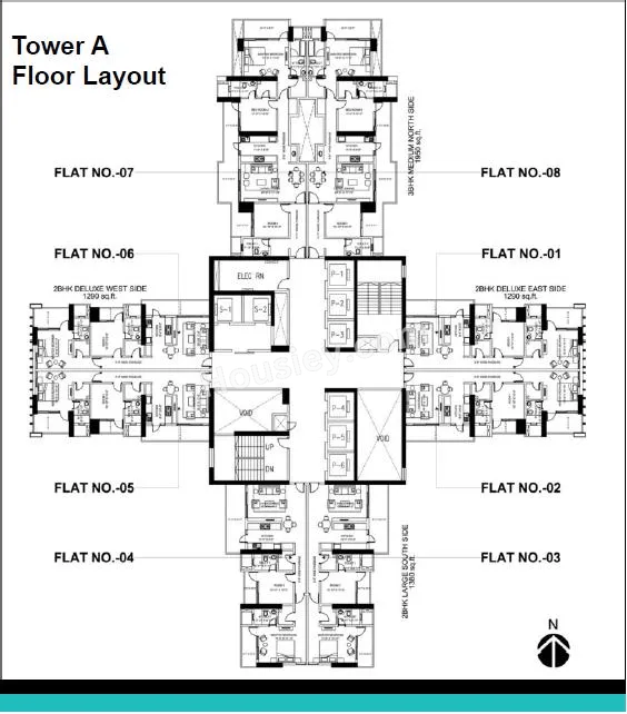Omkar Alta Monte Floor plan 4