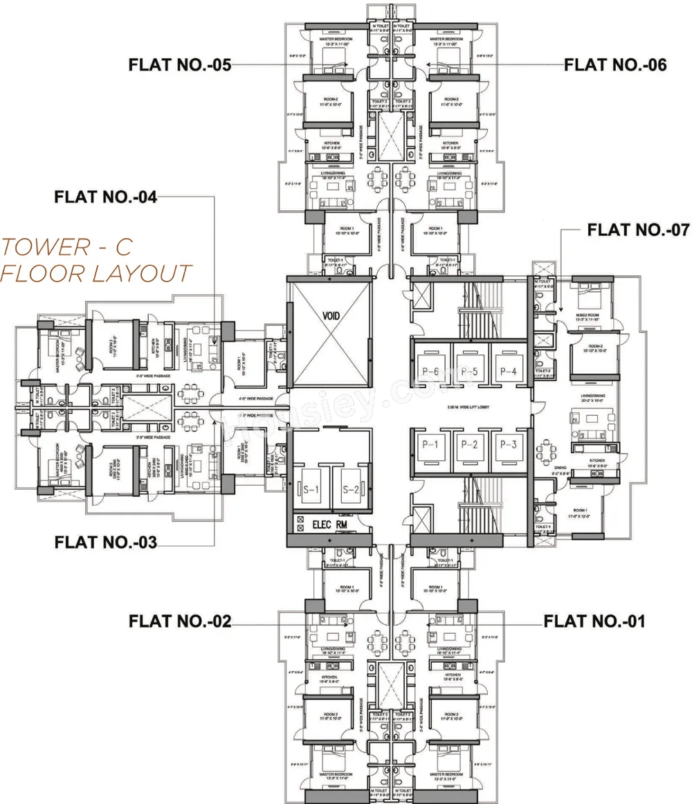 Omkar Alta Monte Floor plan 5