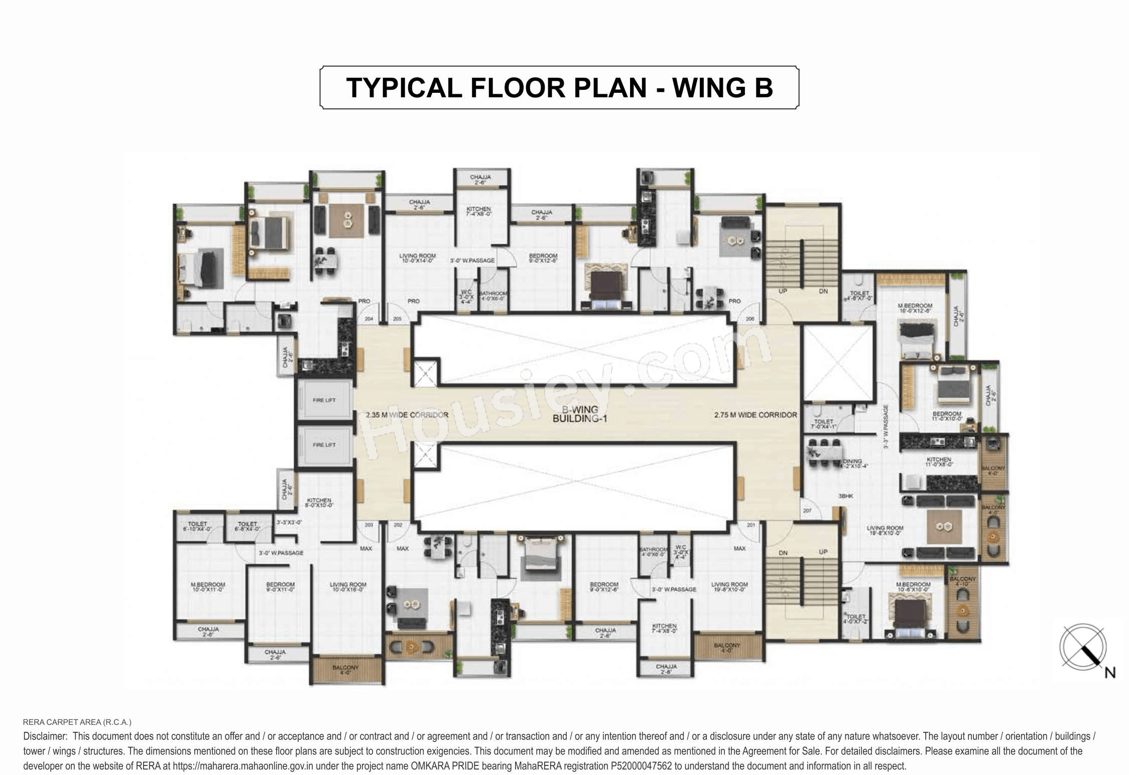 Omkara Pride Floor plan 2
