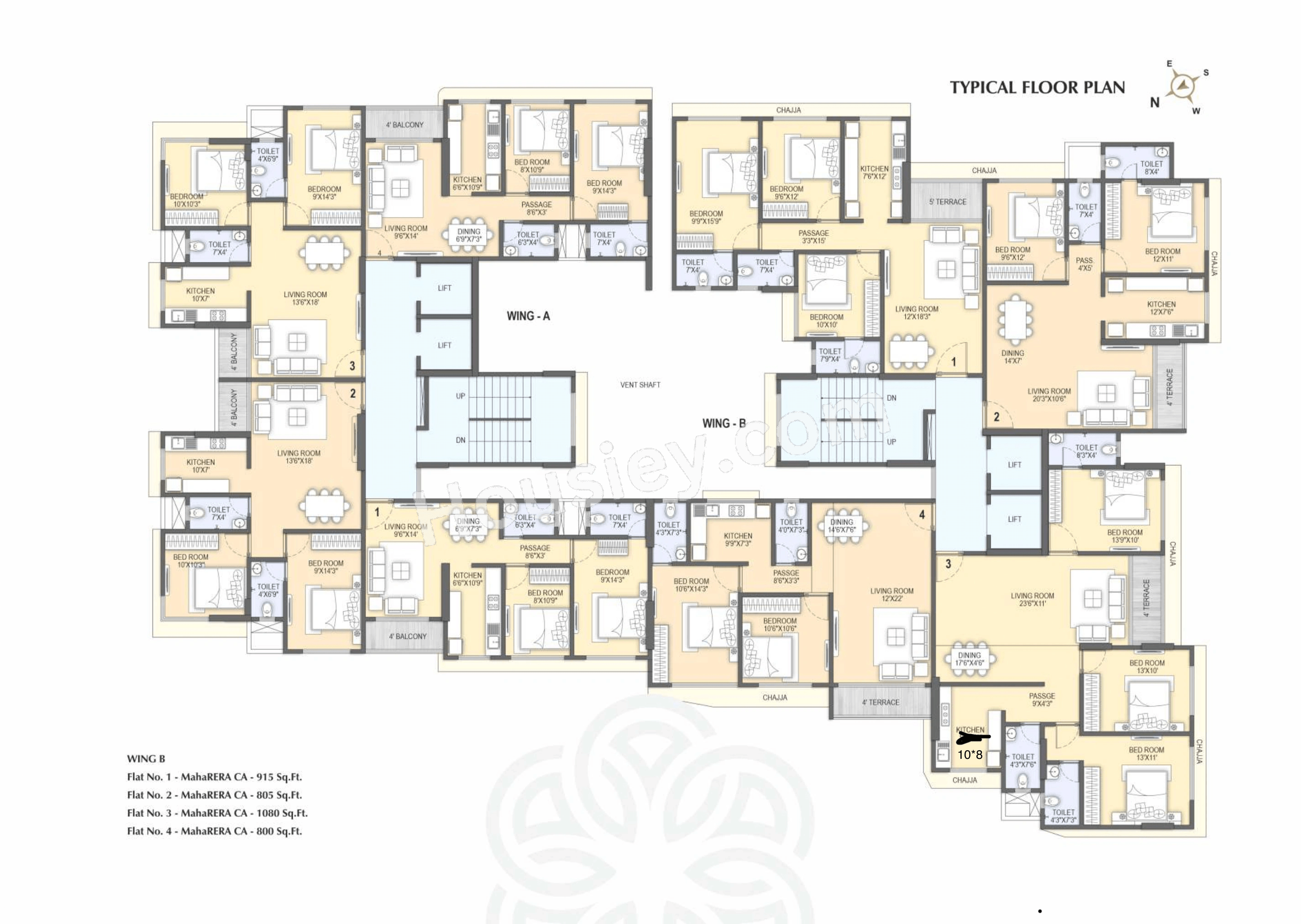 Omsai Deepjyoti Floor plan 1