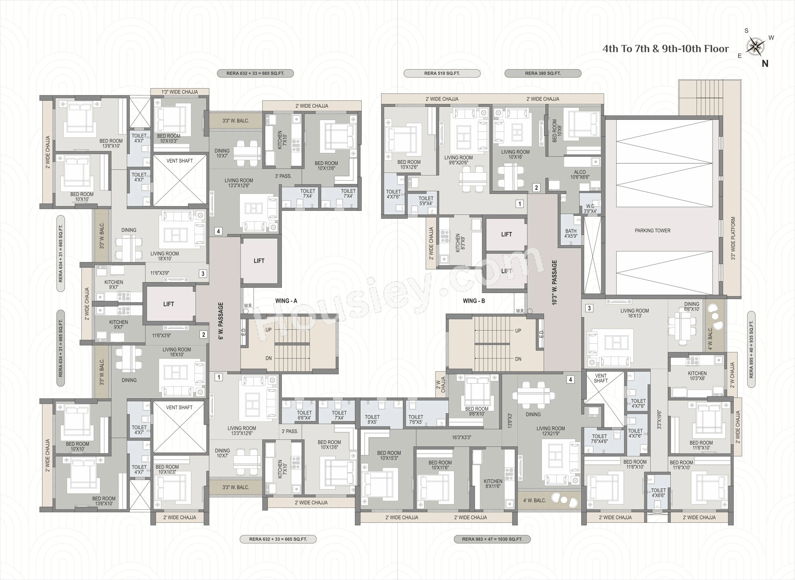 Omsai White House Floor plan 1