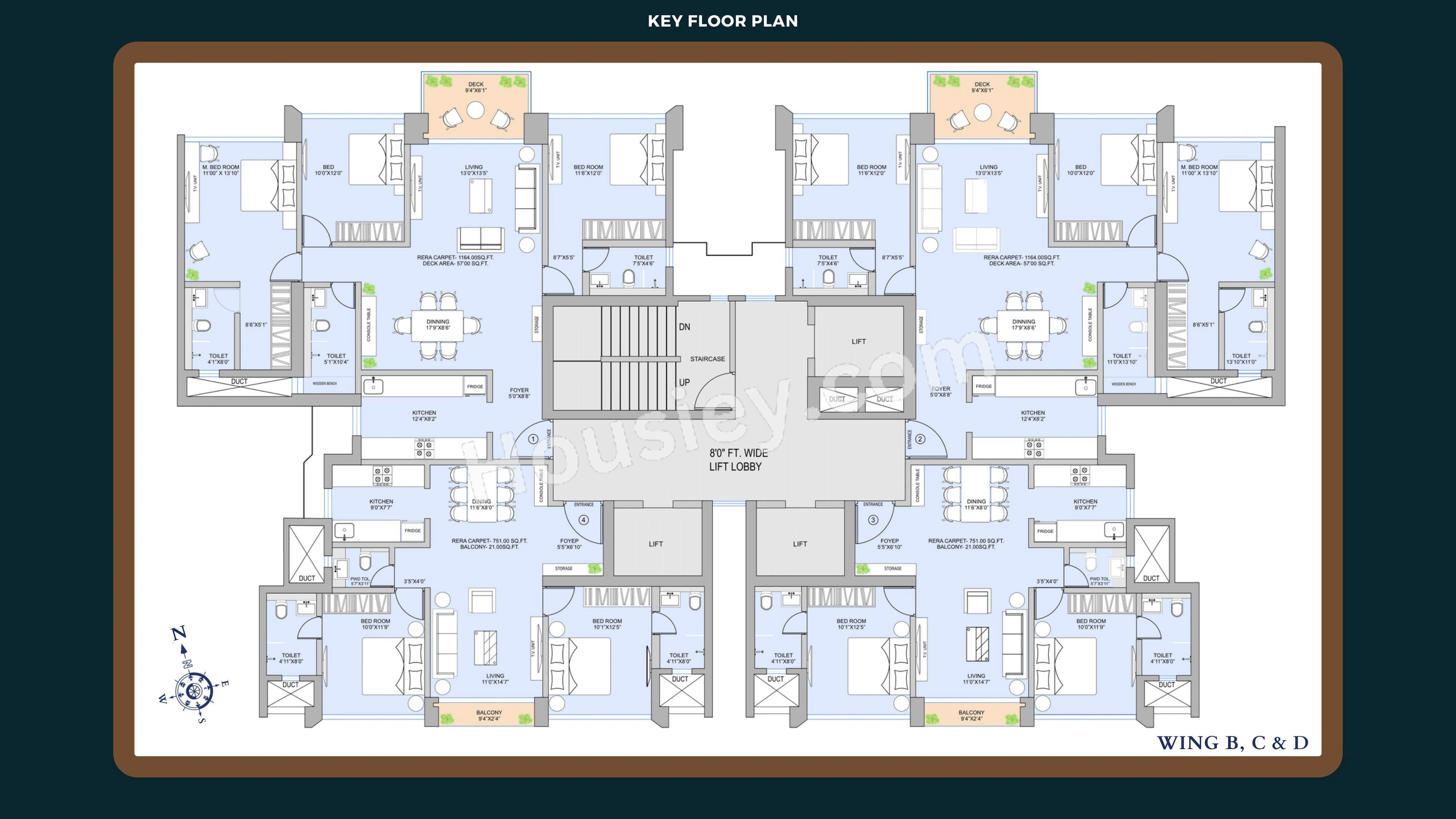 One Meraki Floor plan 3