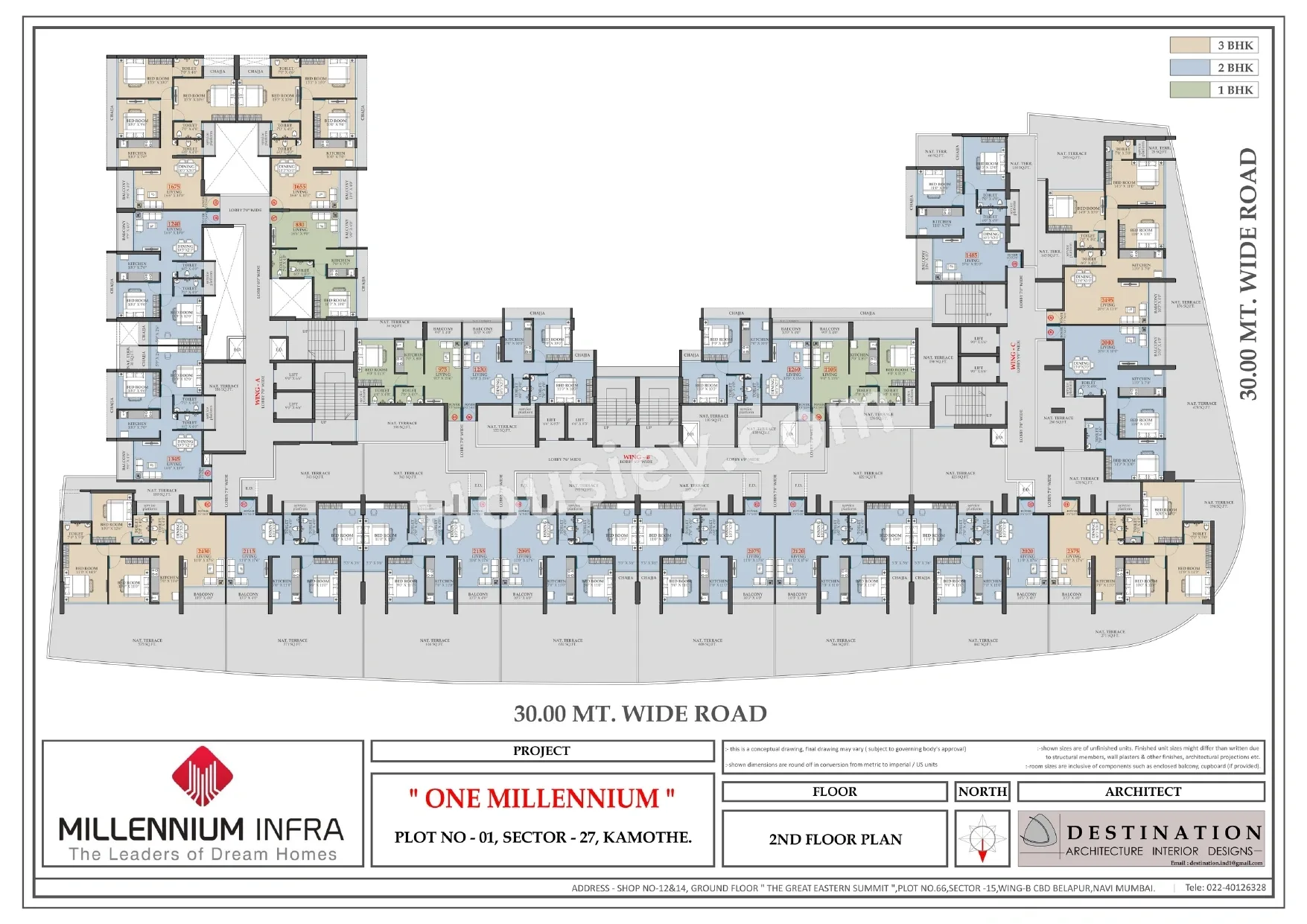 One Millennium Floor plan 1