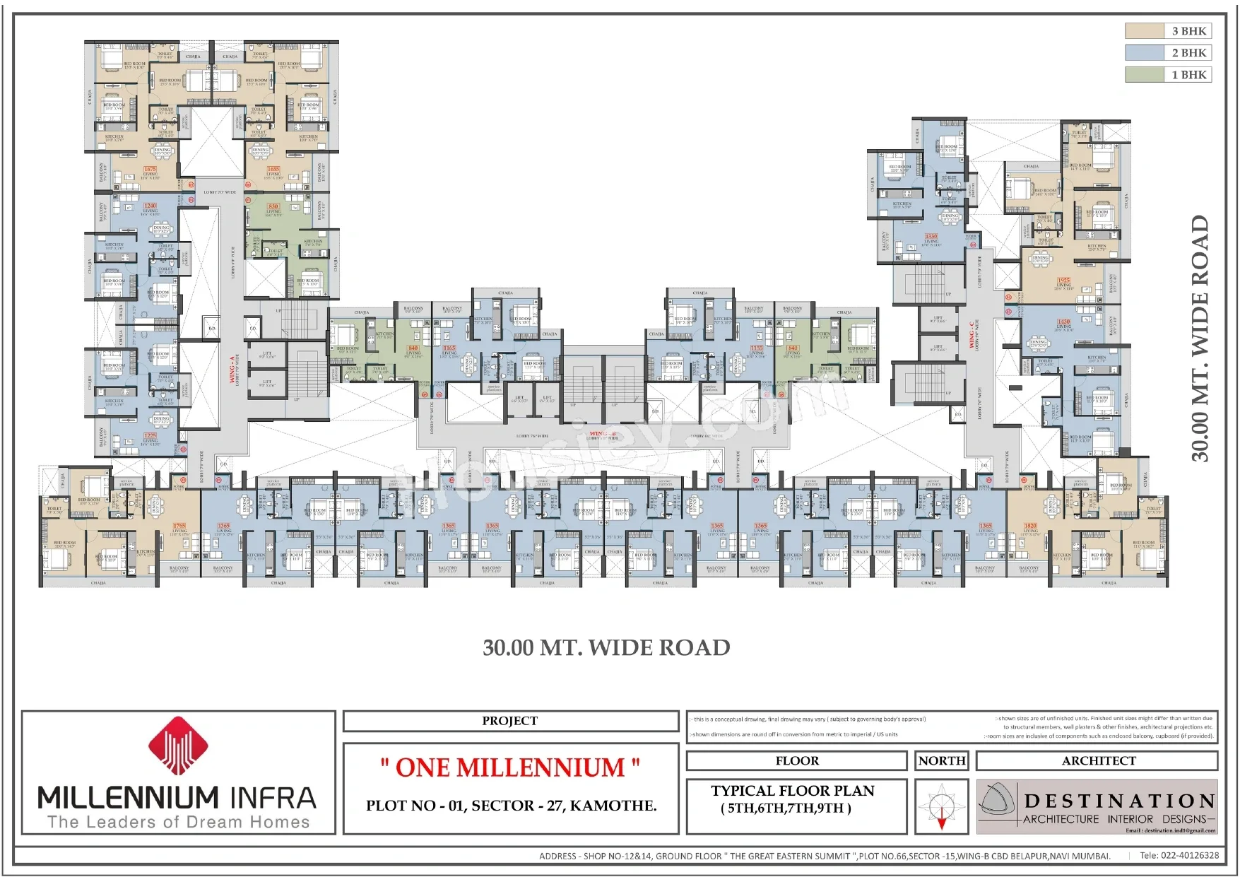 One Millennium Floor plan 7