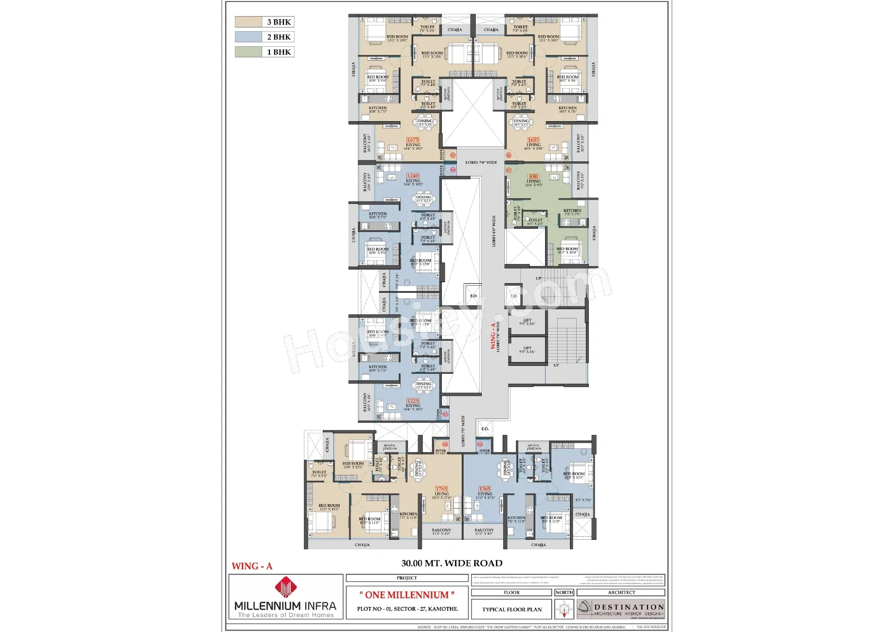 One Millennium Floor plan 8