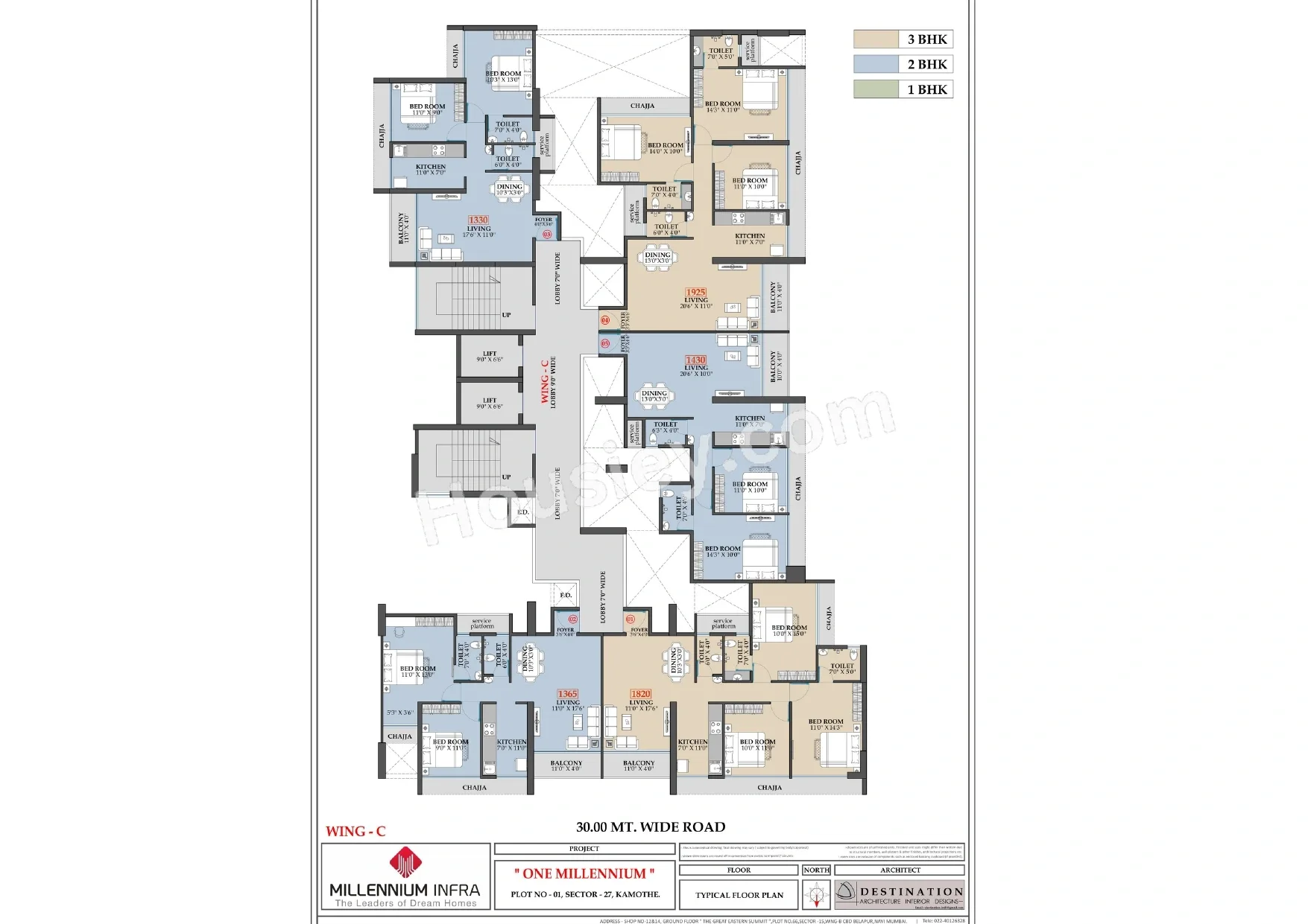 One Millennium Floor plan 10
