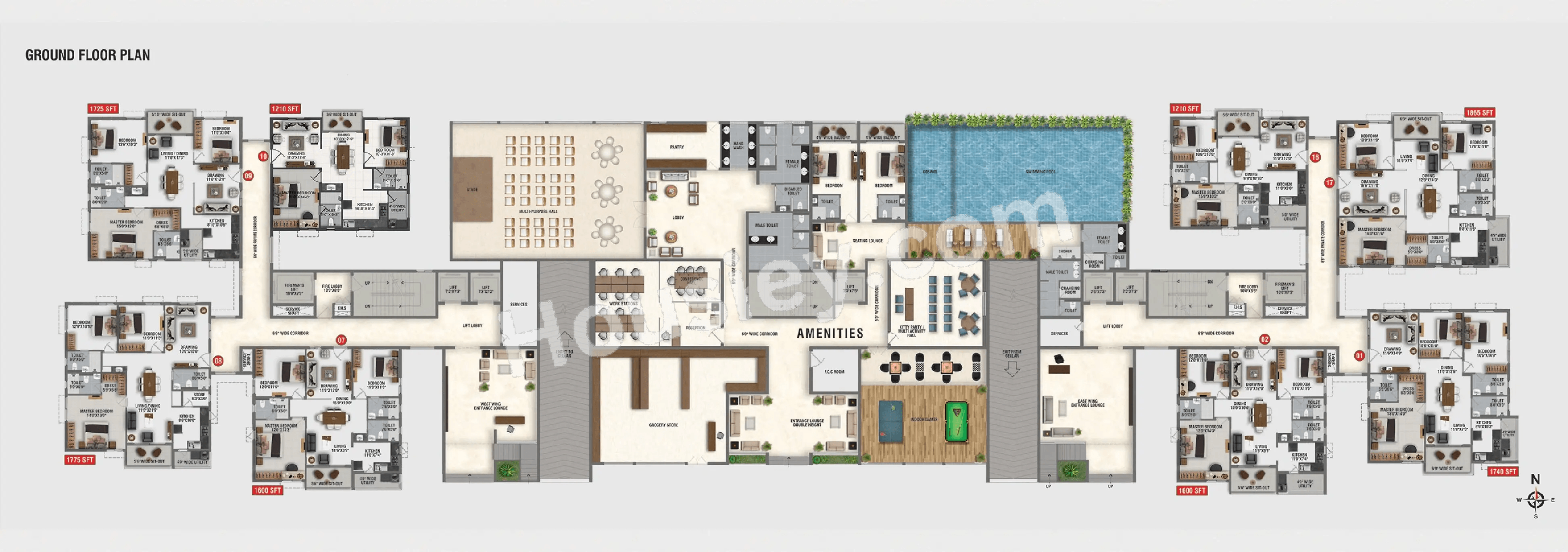 Origin Amogha Floor plan 2