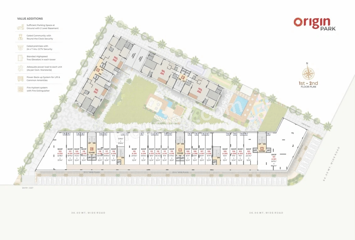 Origin Park Floor plan 1