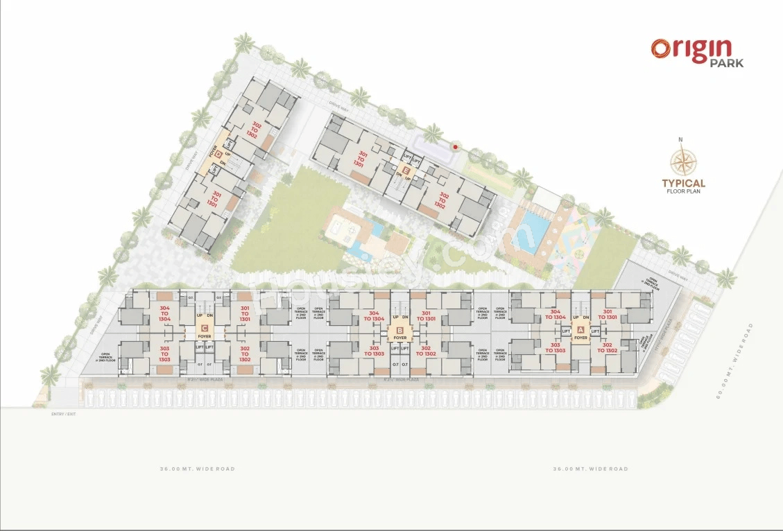 Origin Park Floor plan 2