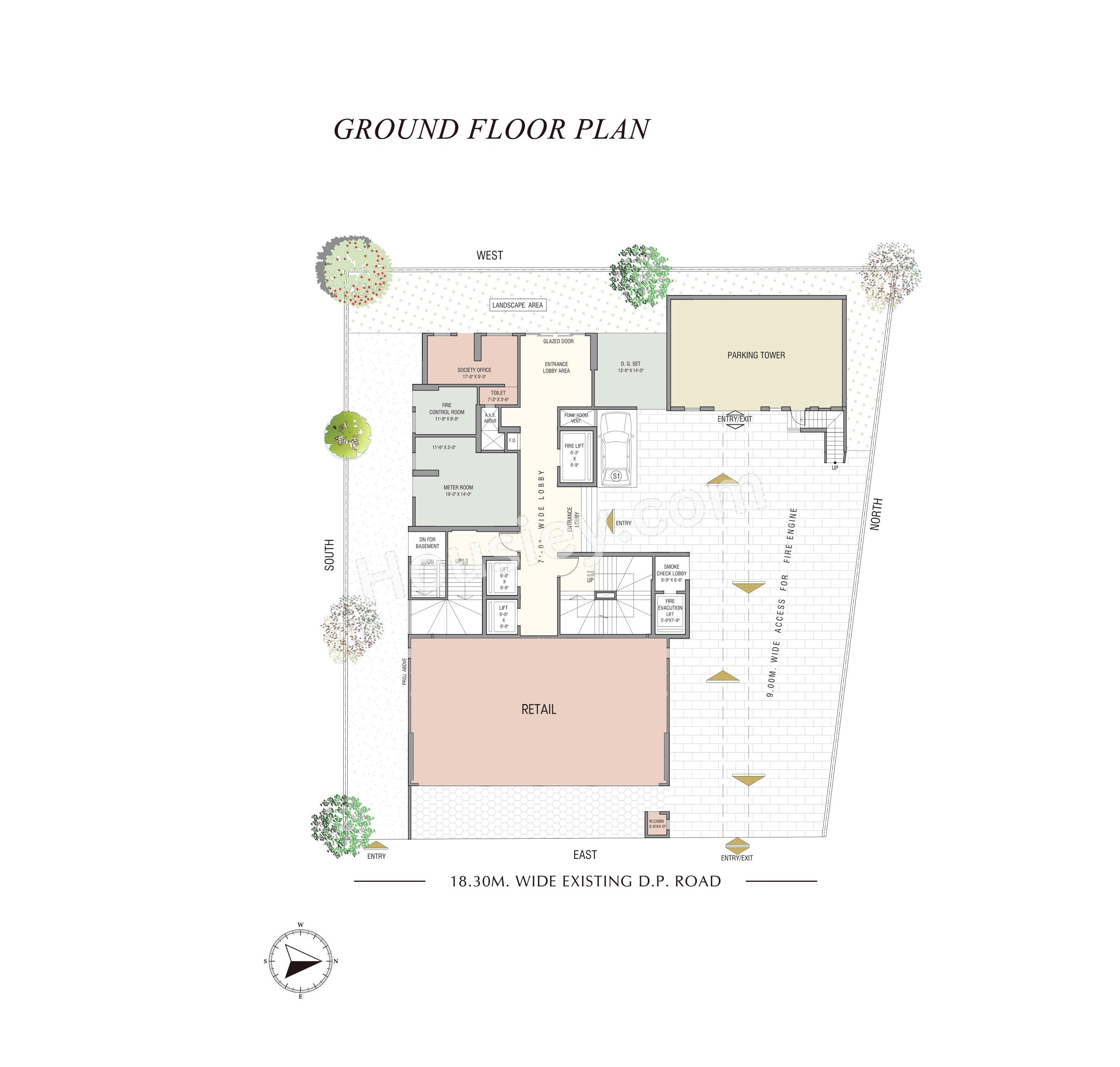 Oxford Navrang Atlantis Floor plan 2