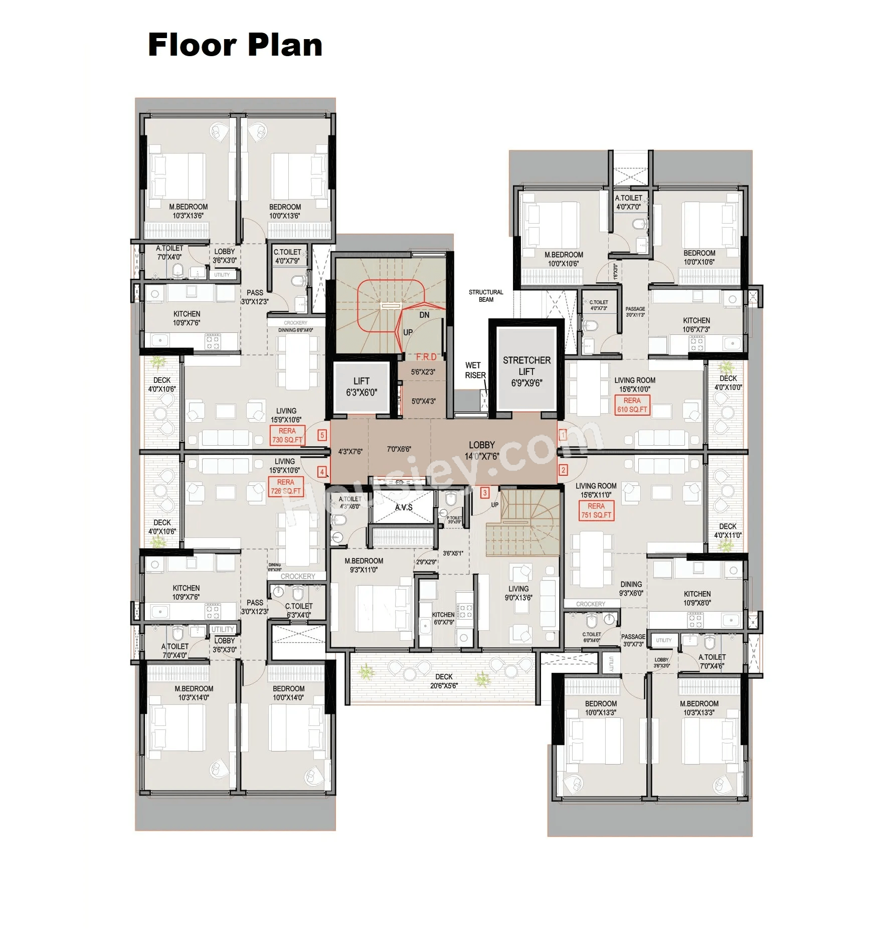 Oxford Navrang Laxmi Floor Plan