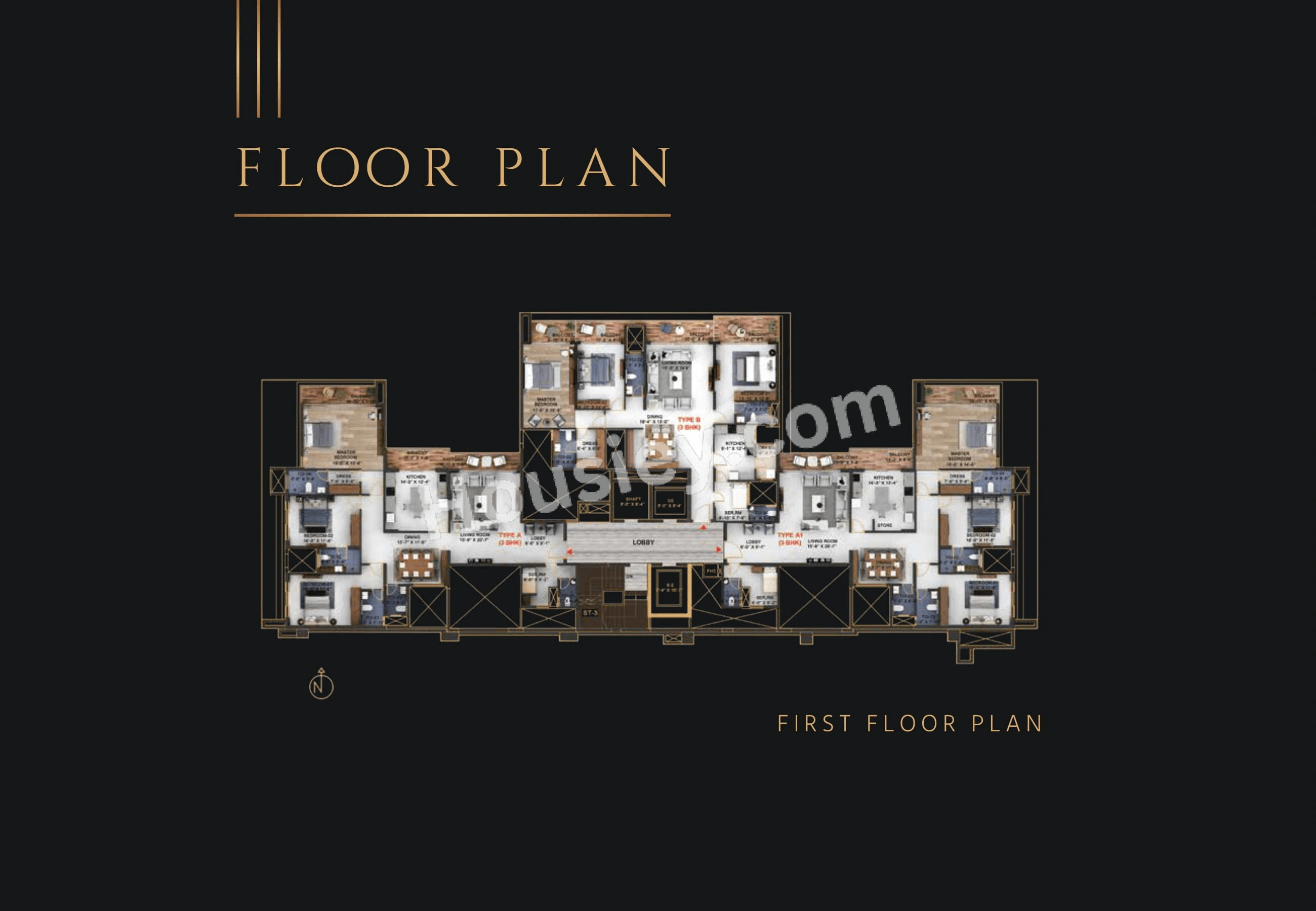 Pacifica Hamilton Floor plan 1