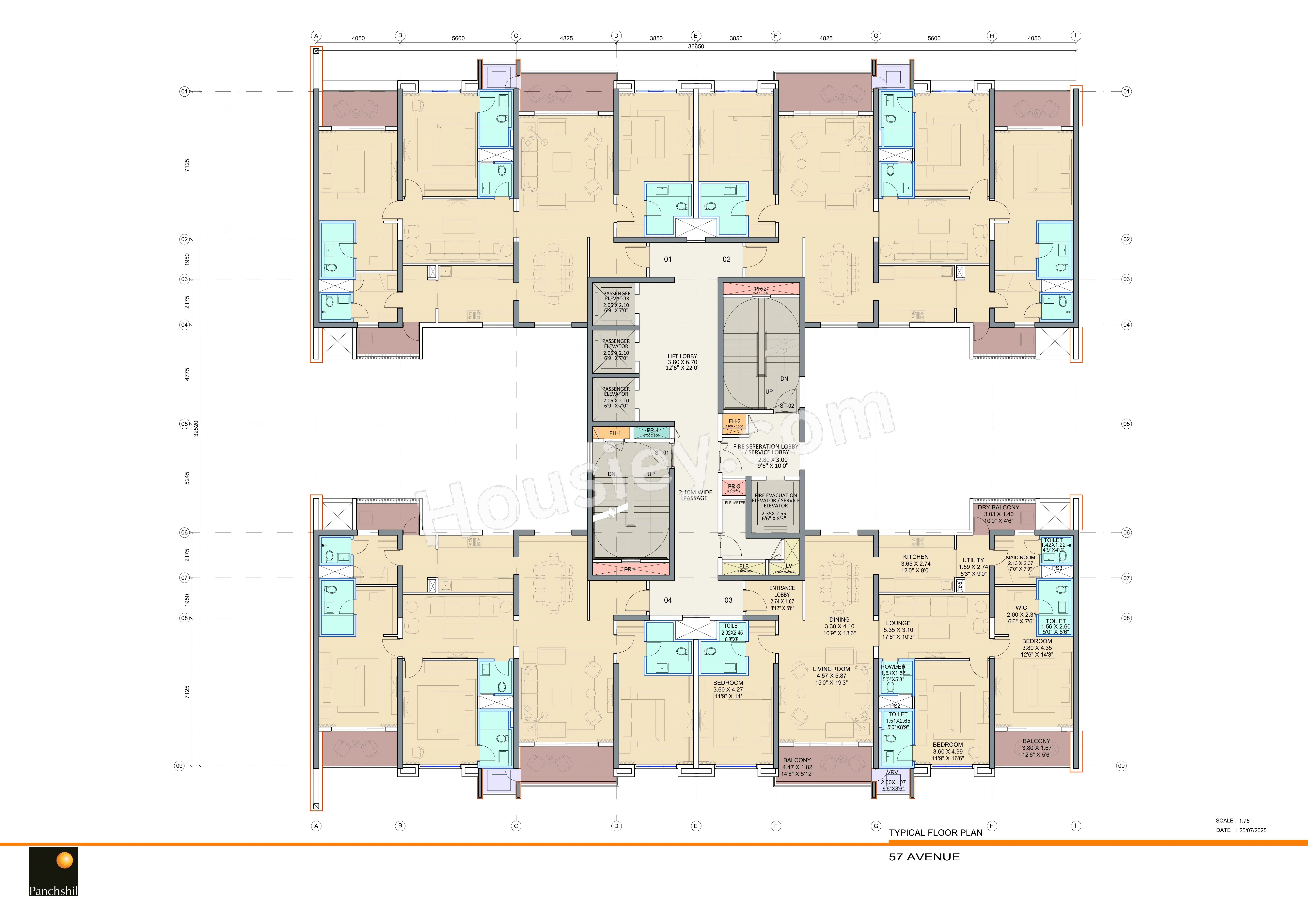 Panchshil 57 Avenue Floor plan 3