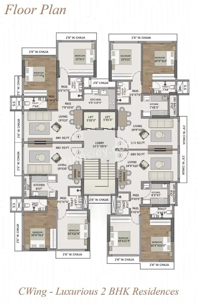 Panom Park Floor plan 1