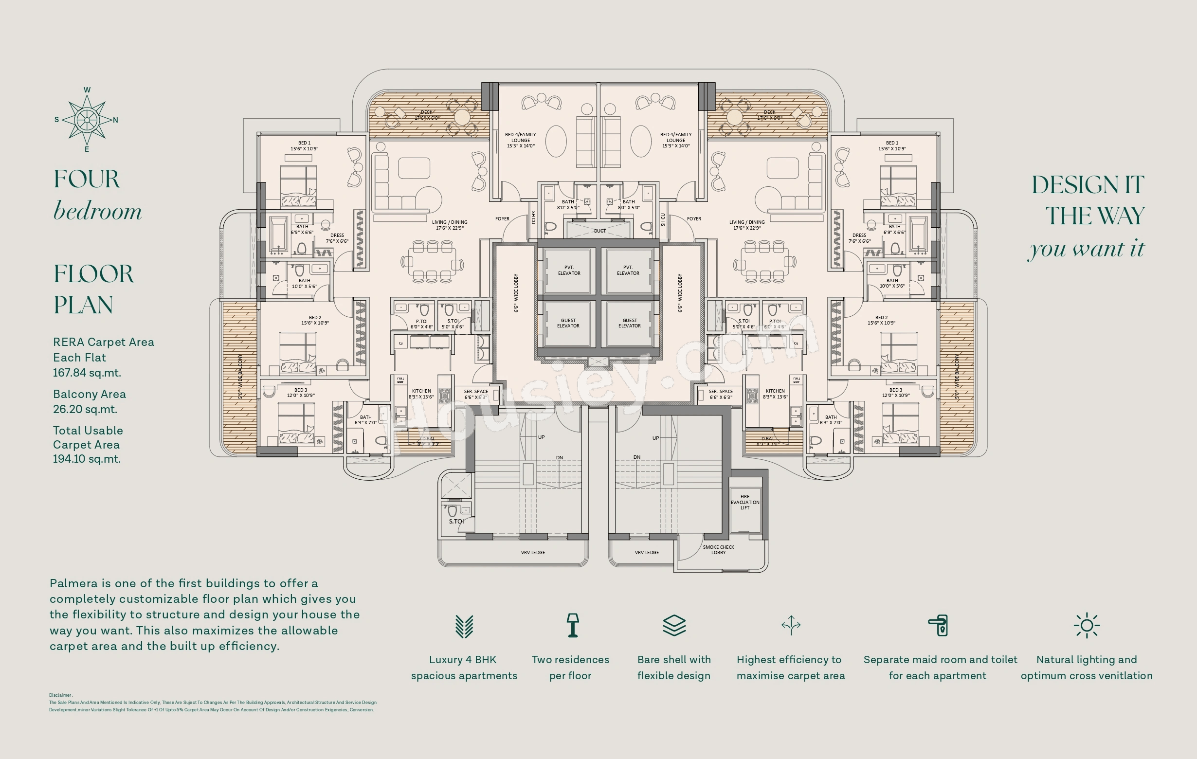 Pantheion Palmera Floor plan 2