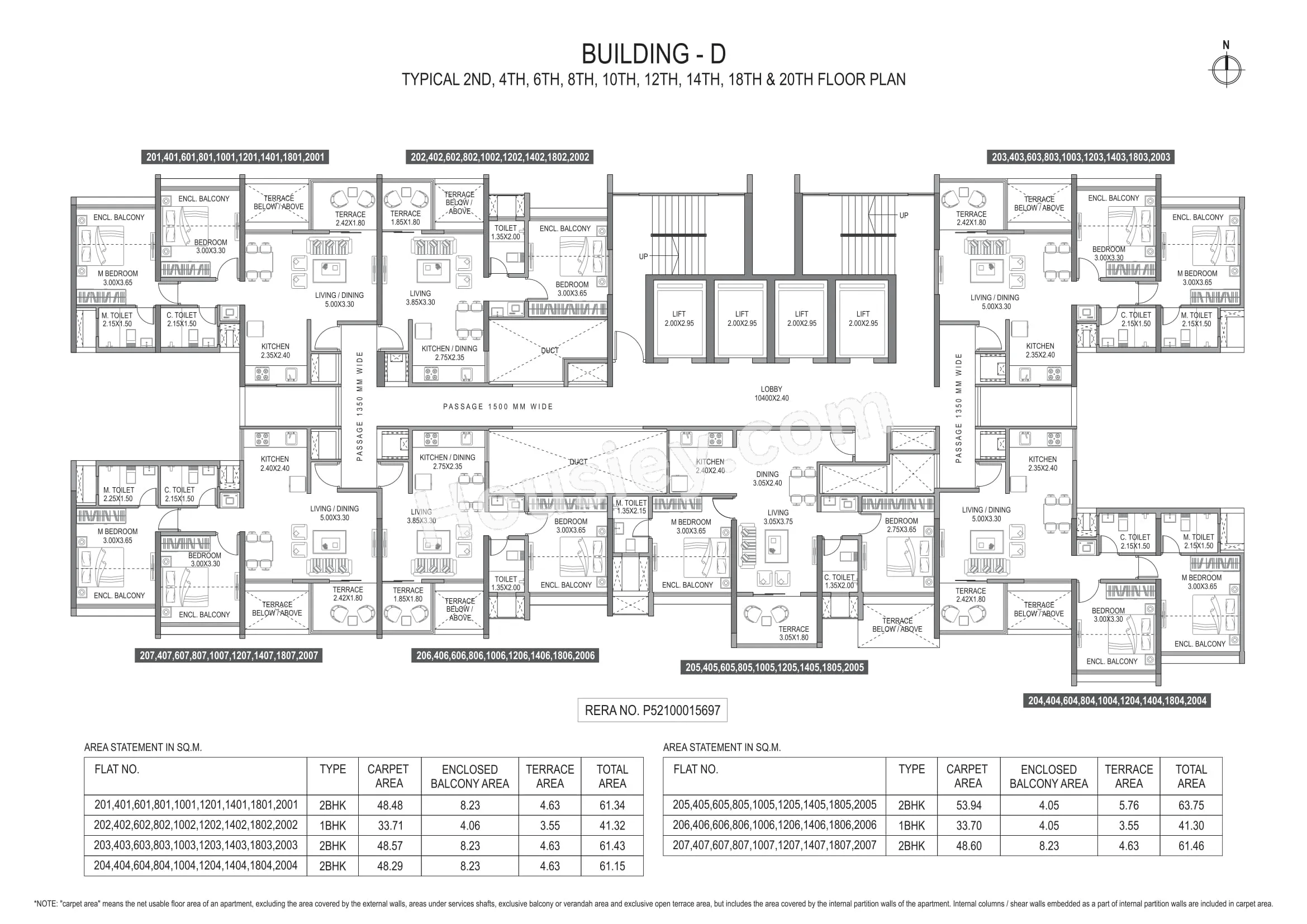 Paranjape Trident Towers Floor plan 19