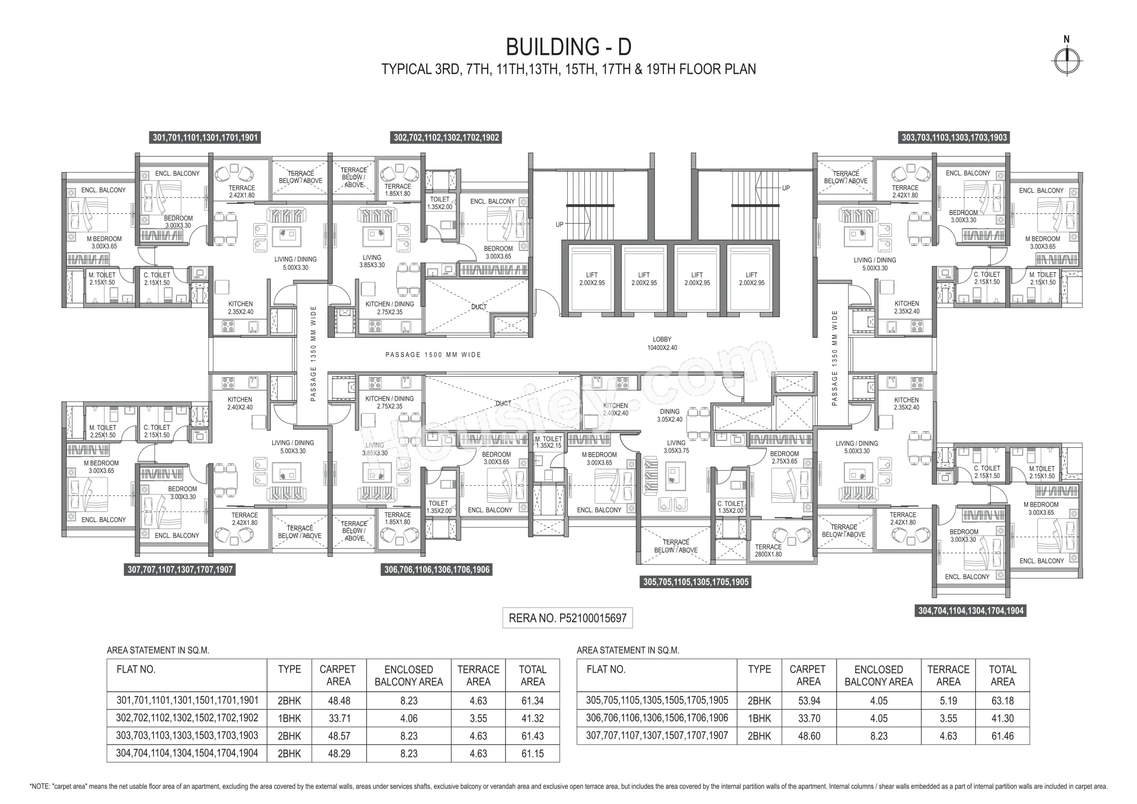 Paranjape Trident Towers Floor plan 20