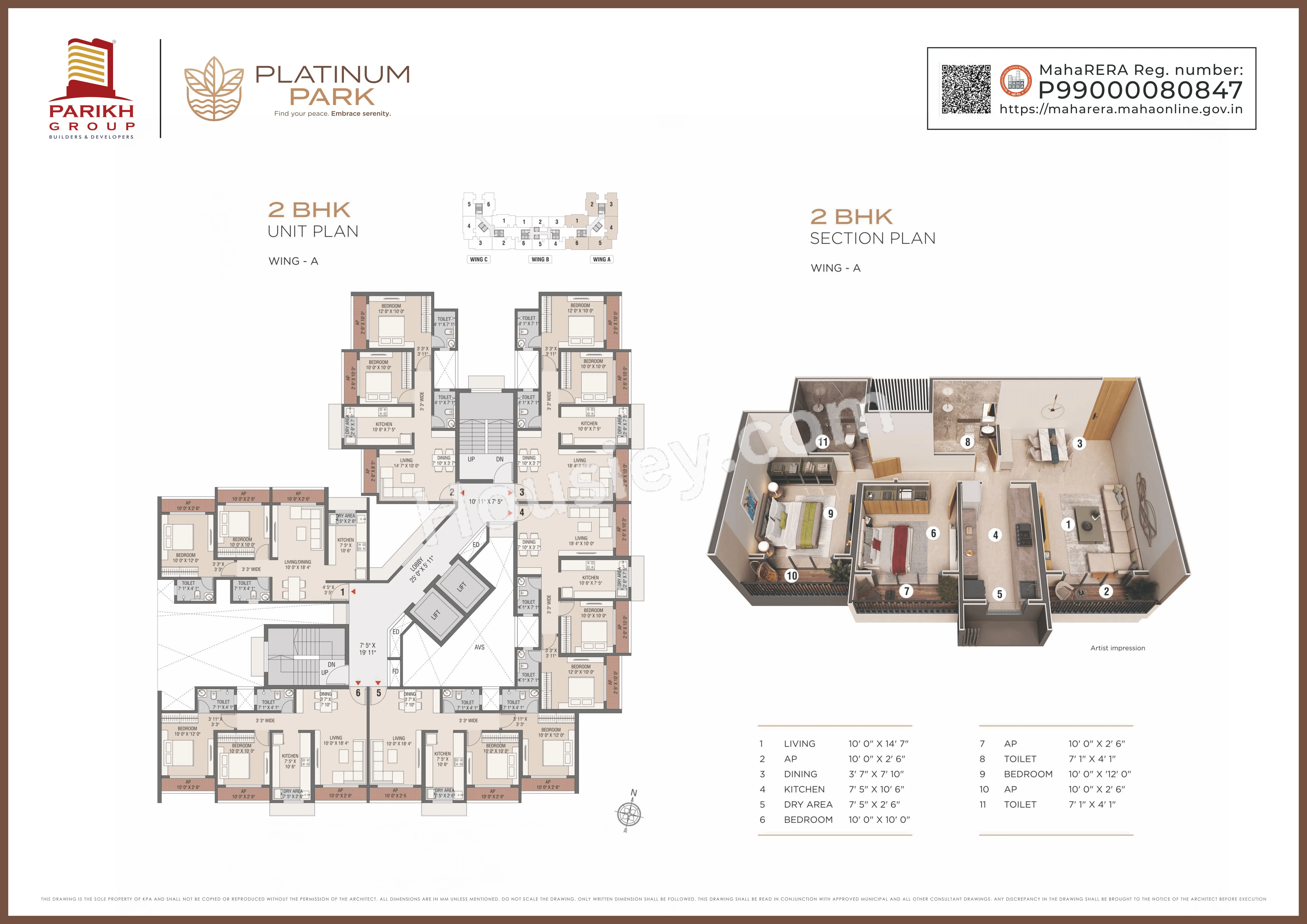 Parikh Platinum Park Floor plan 6