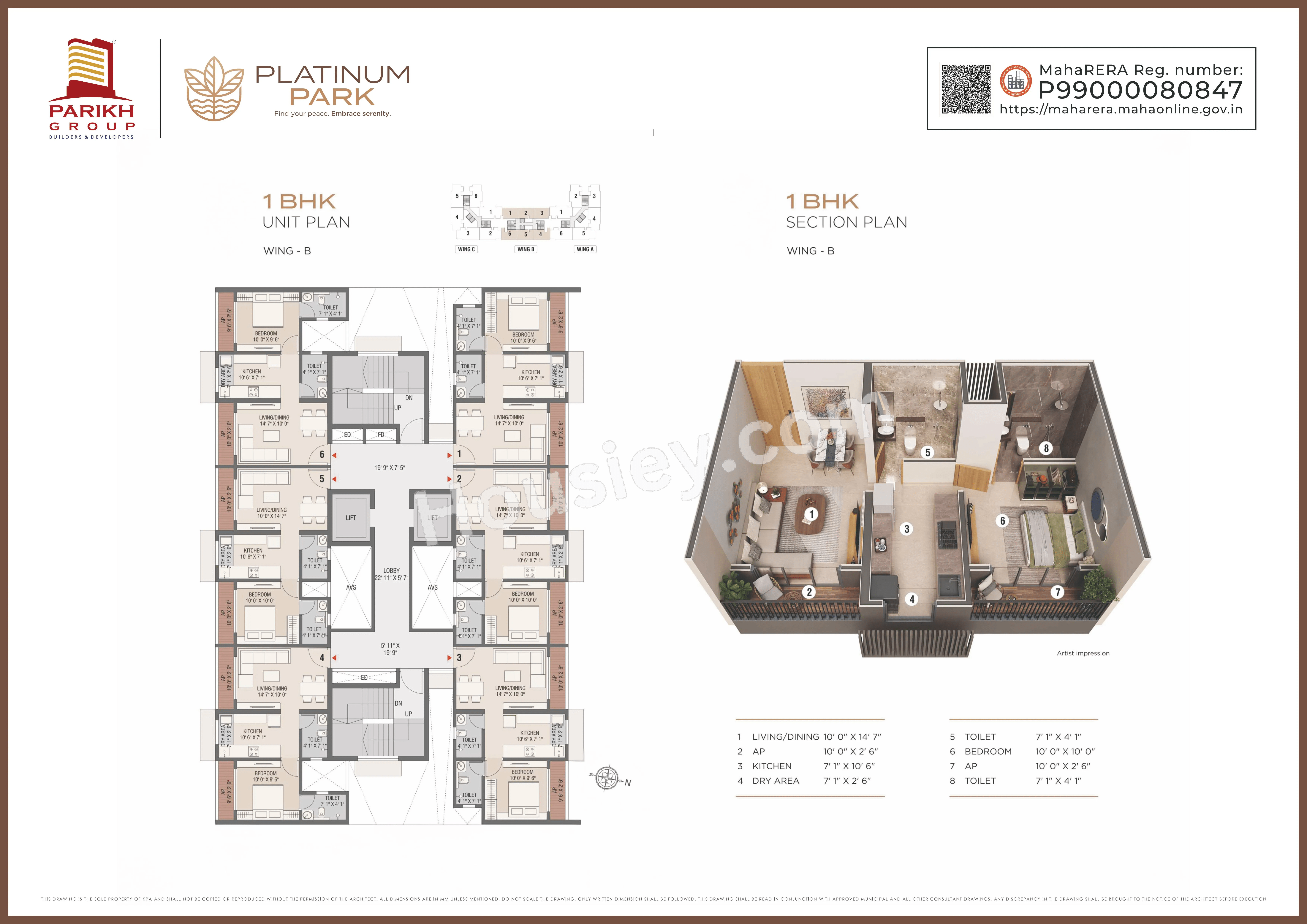 Parikh Platinum Park Floor plan 8