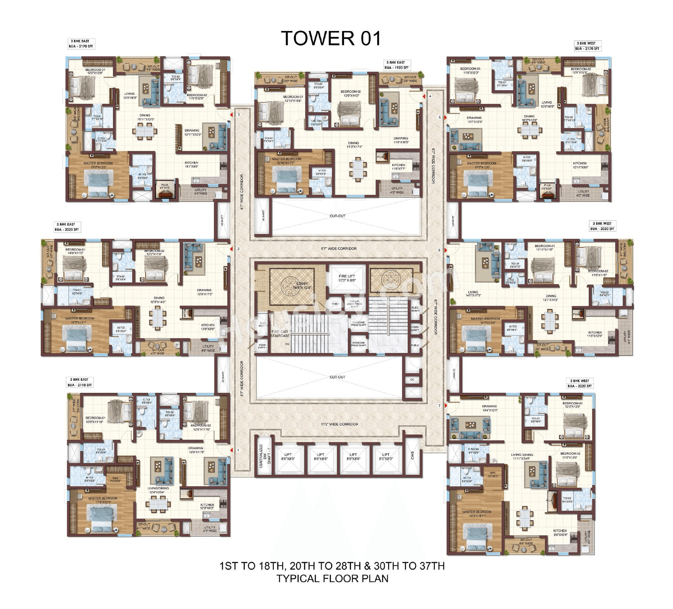Vasavi Atlantis Floor plan 1