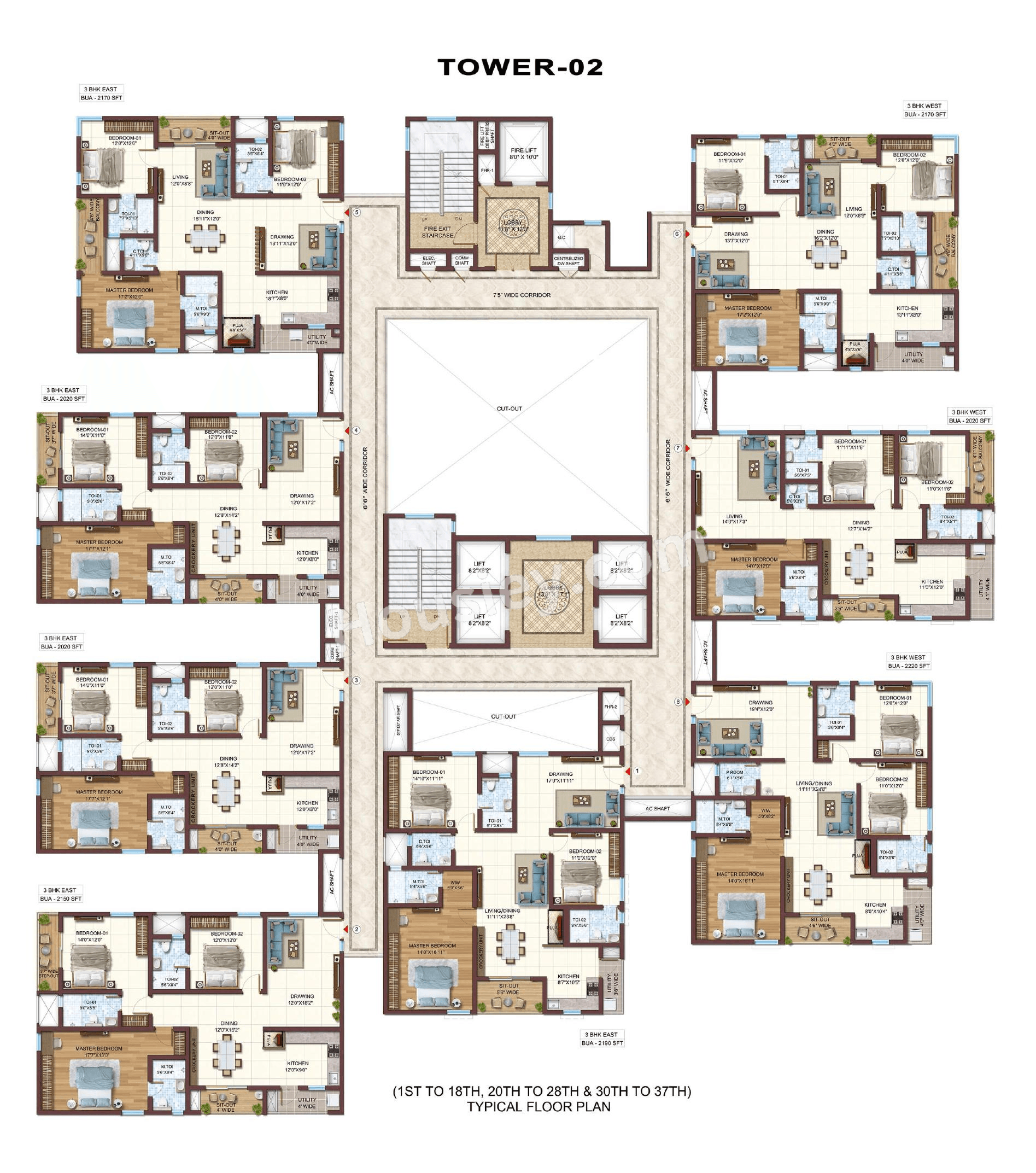 Vasavi Atlantis Floor plan 2