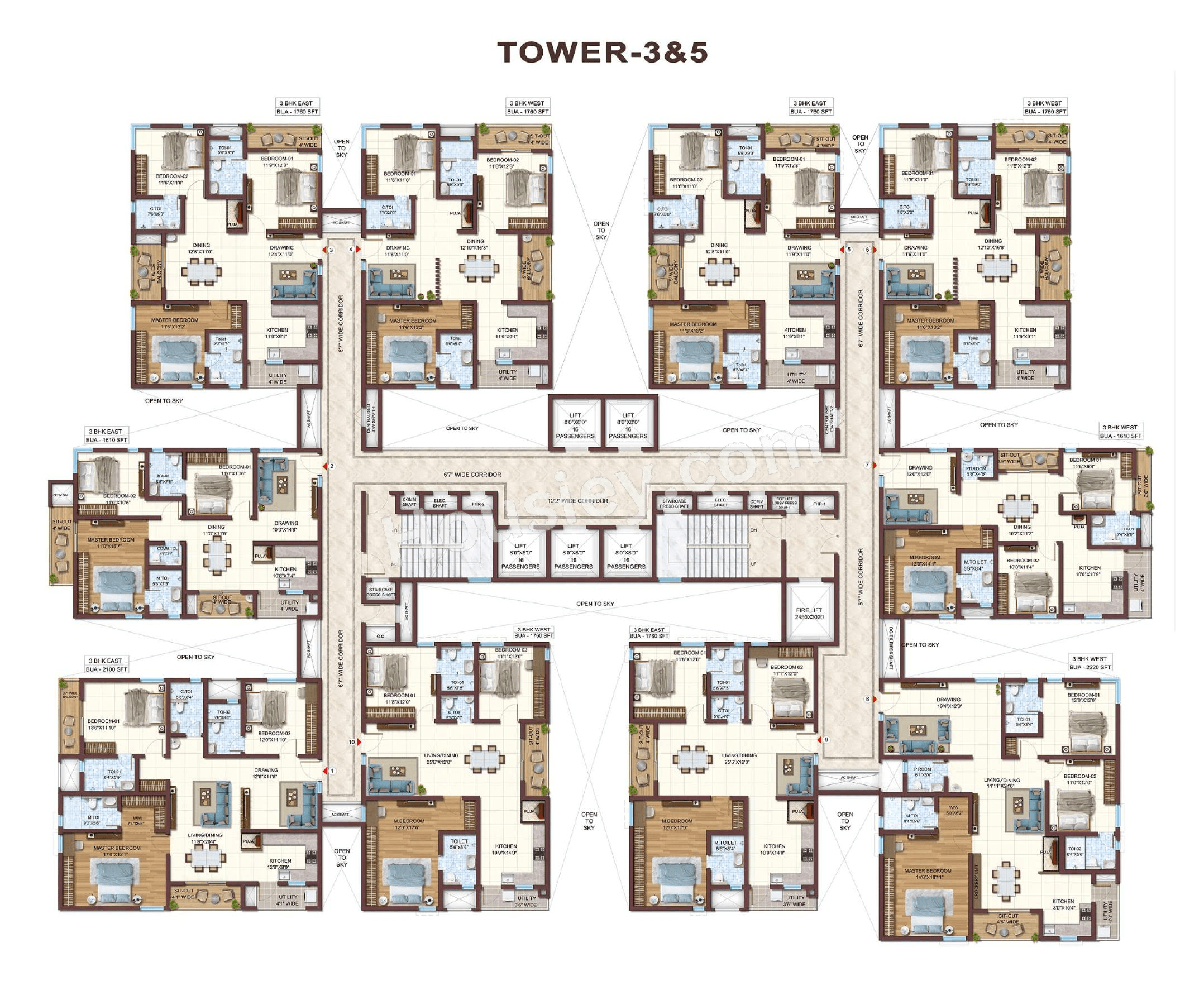 Vasavi Atlantis Floor plan 3