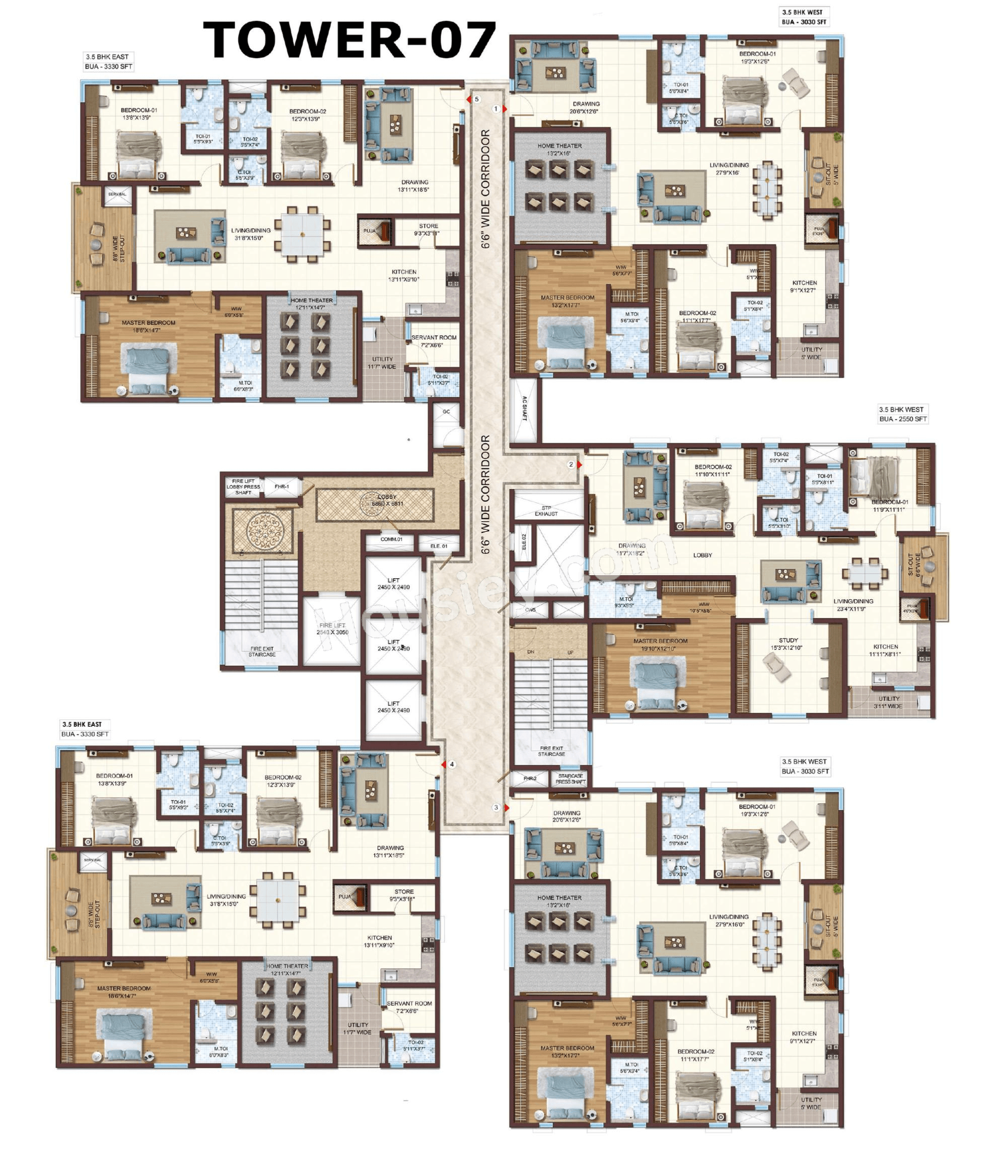 Vasavi Atlantis Floor plan 6