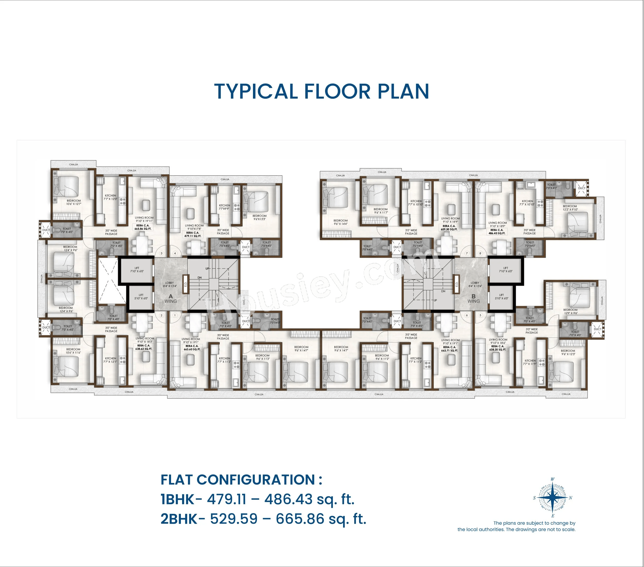 PCPL Rajesh Mandir Floor Plan