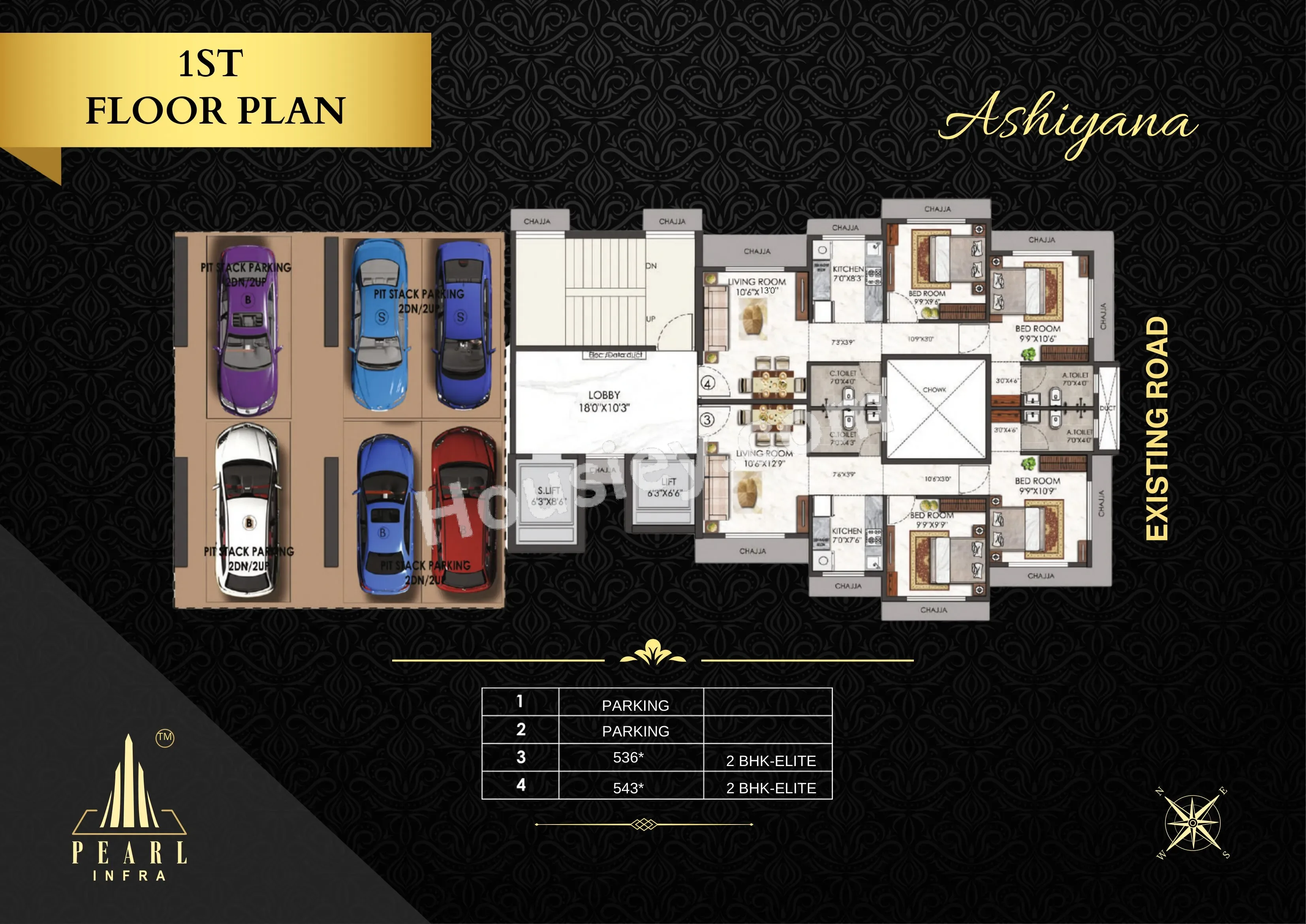 Pearl Ashiyana Floor plan 1