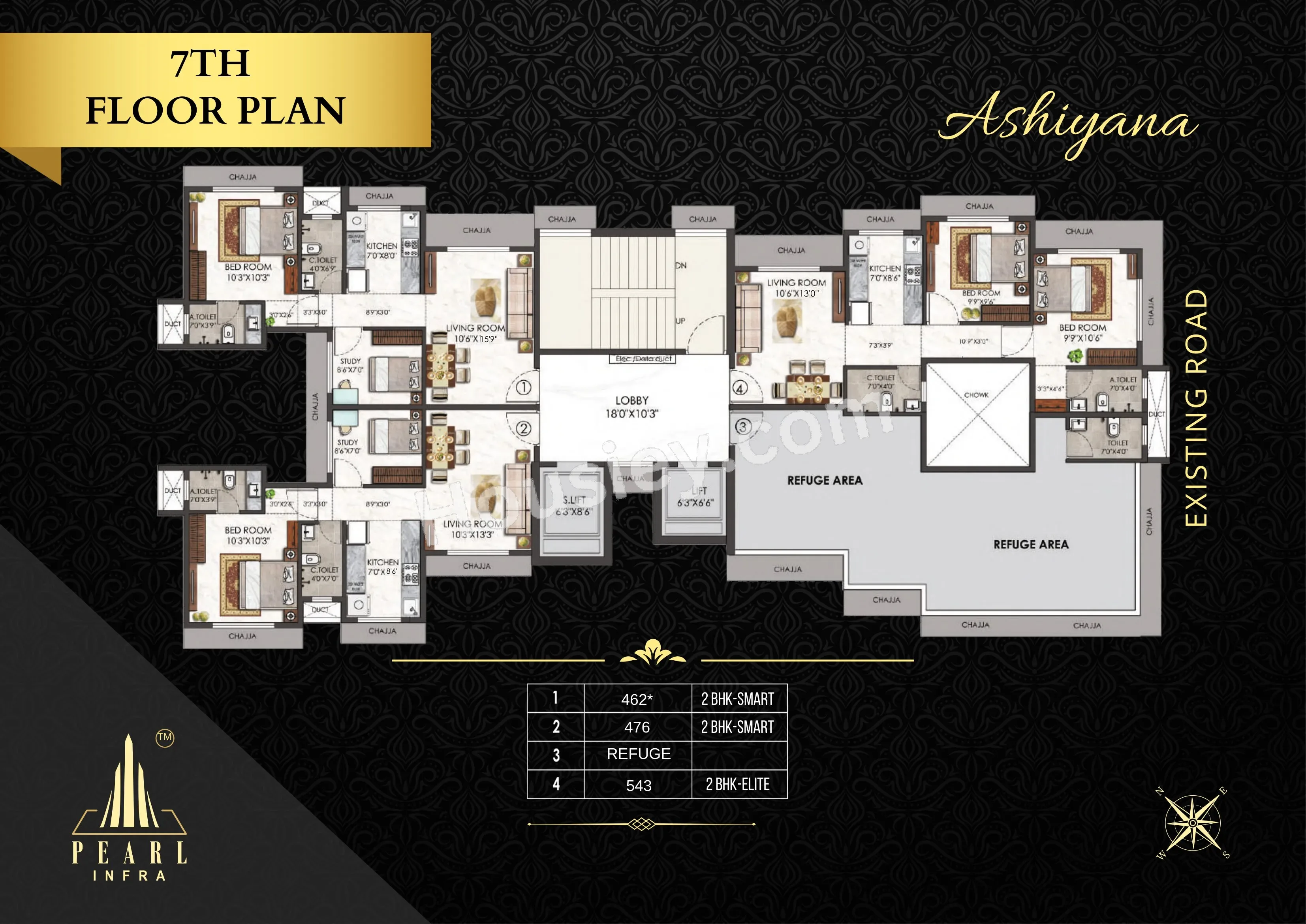 Pearl Ashiyana Floor plan 4