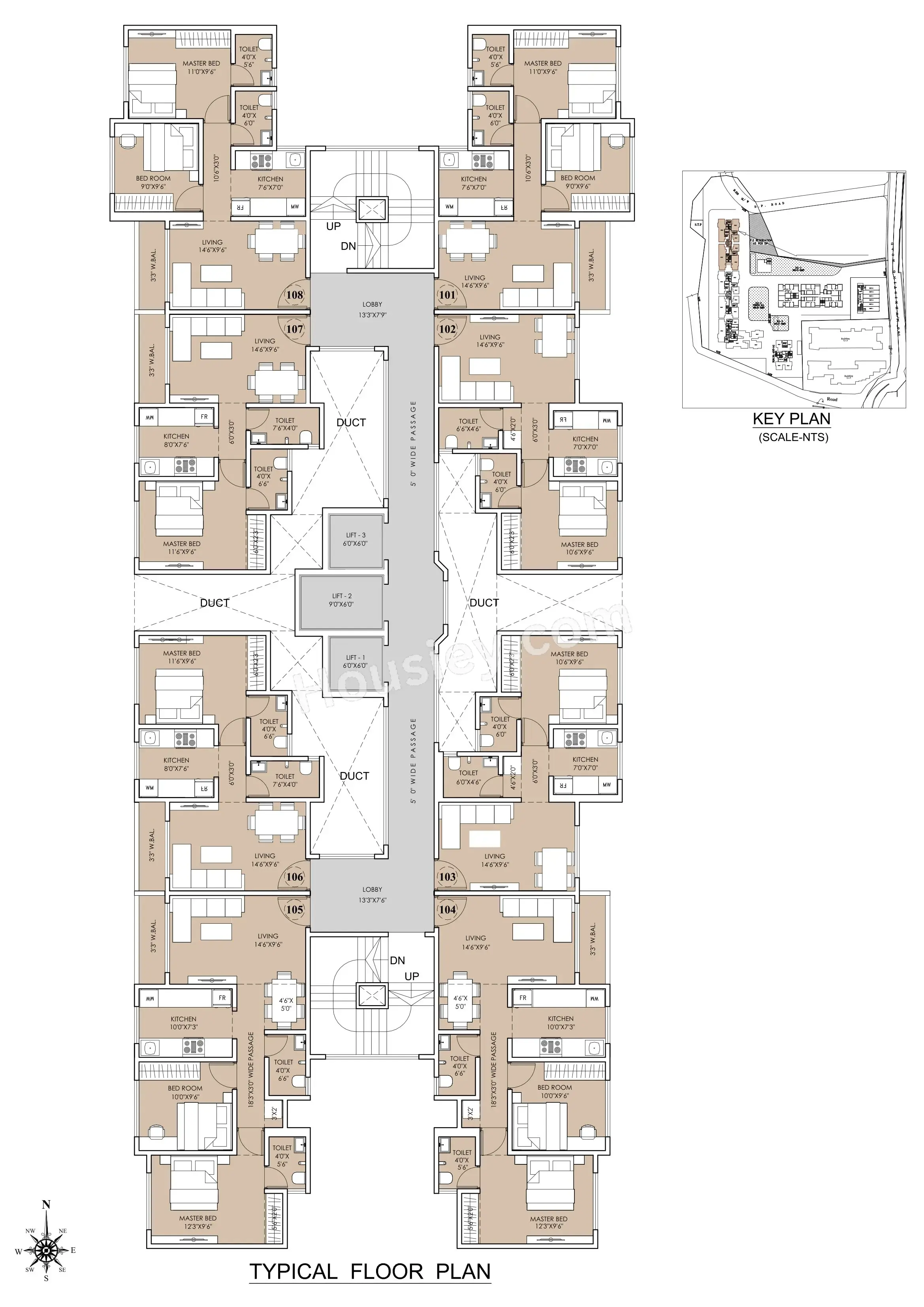 Pearl Gardens Floor plan 1
