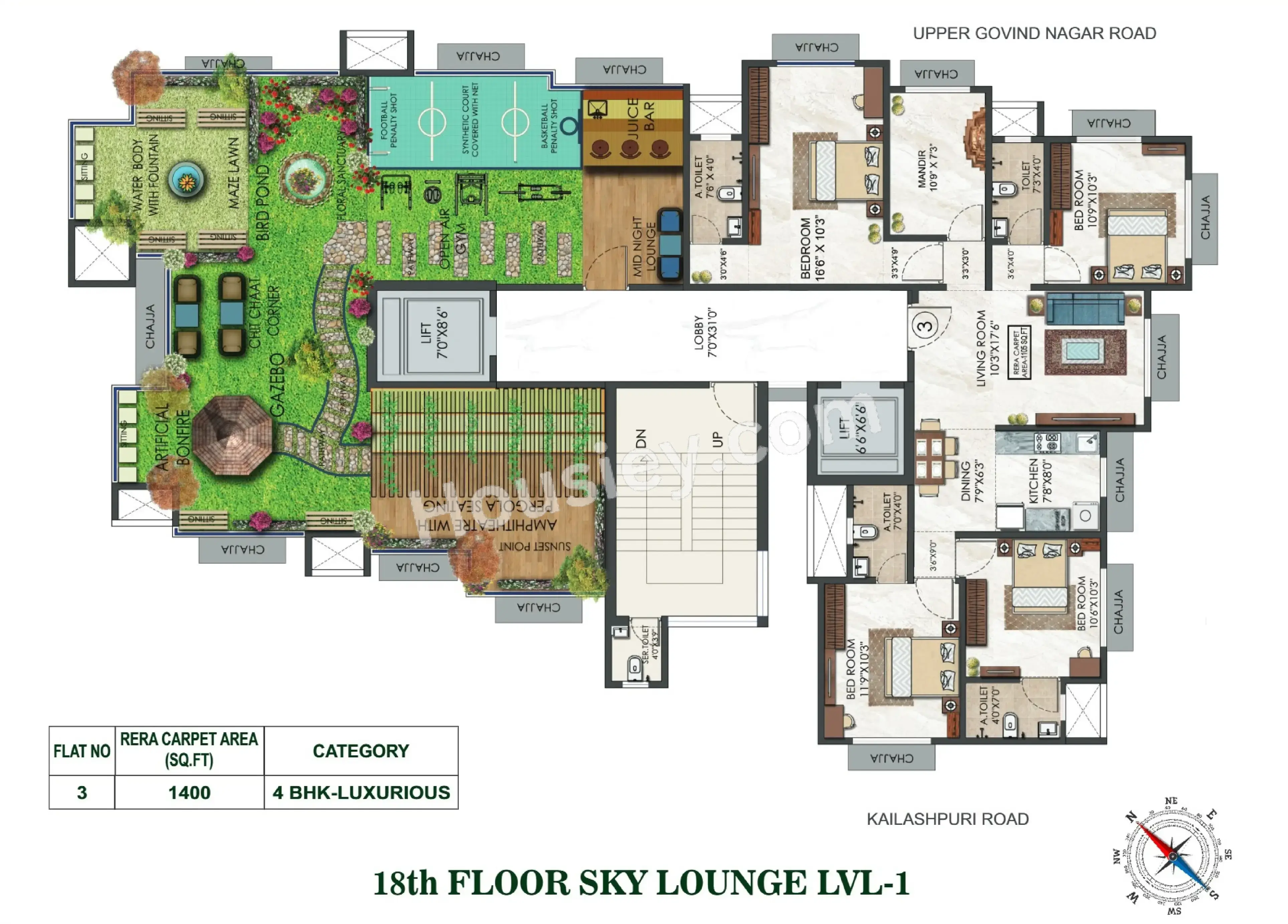 Pearl Solitaire Floor plan 1