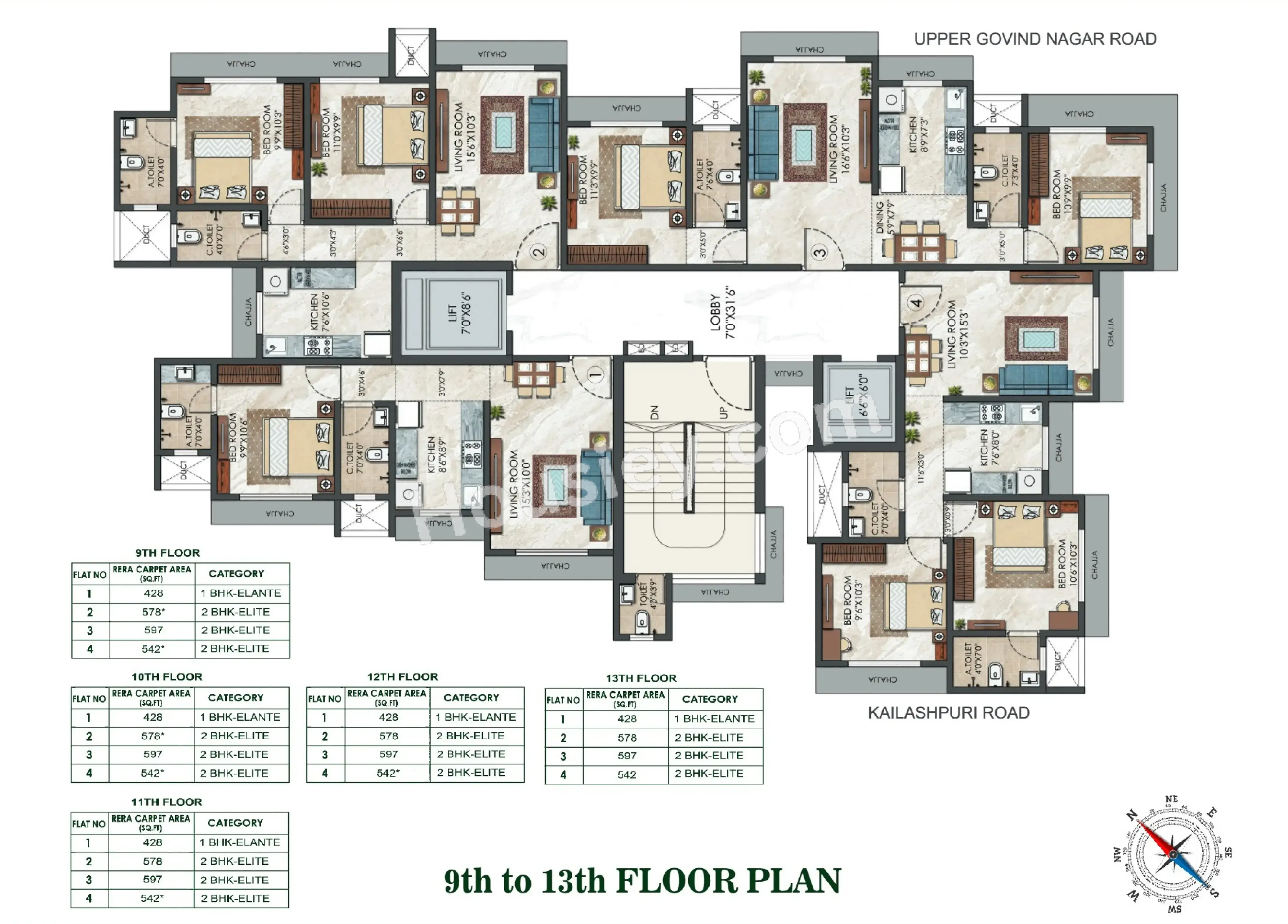 Pearl Solitaire Floor plan 1