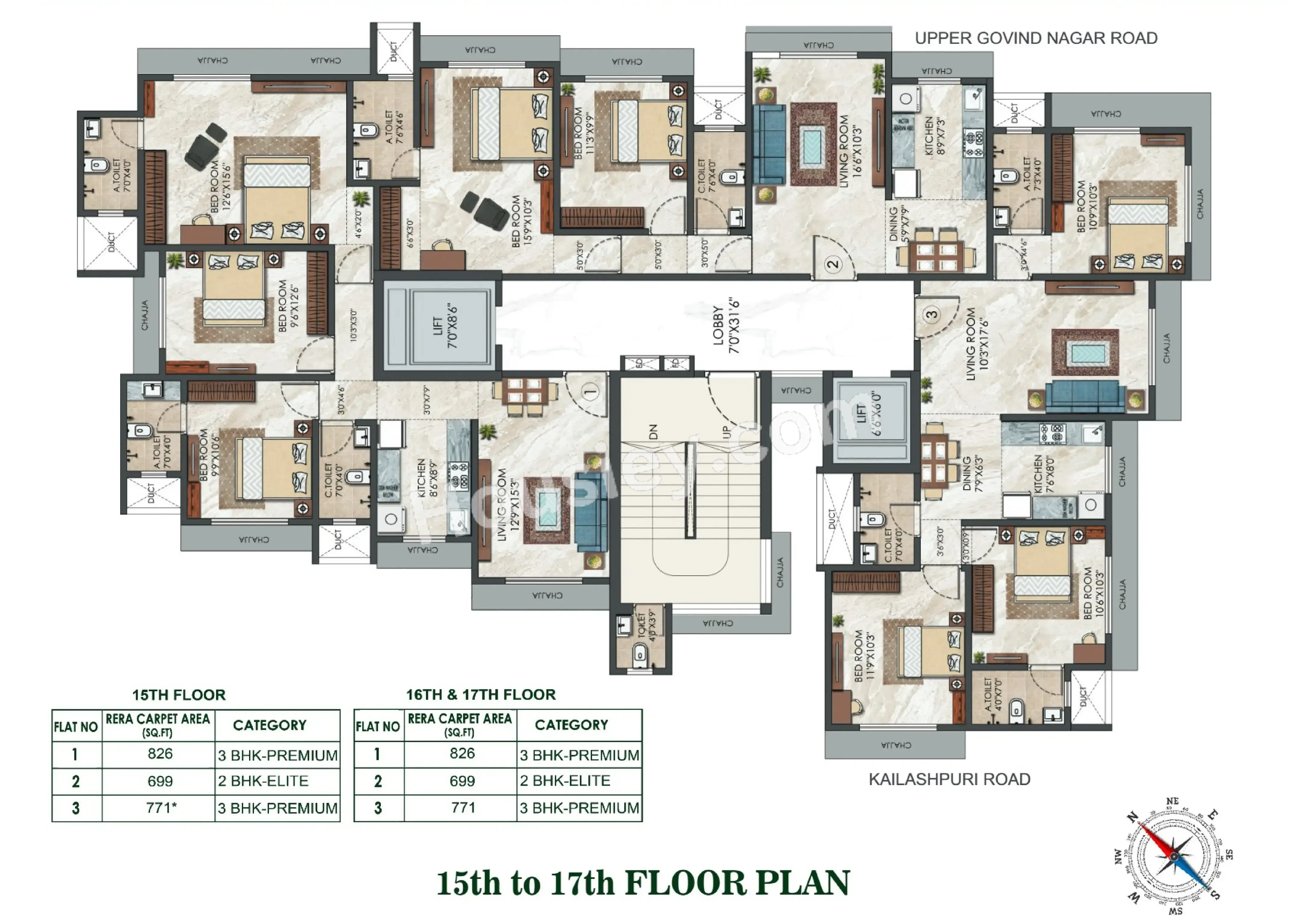 Pearl Solitaire Floor plan 2