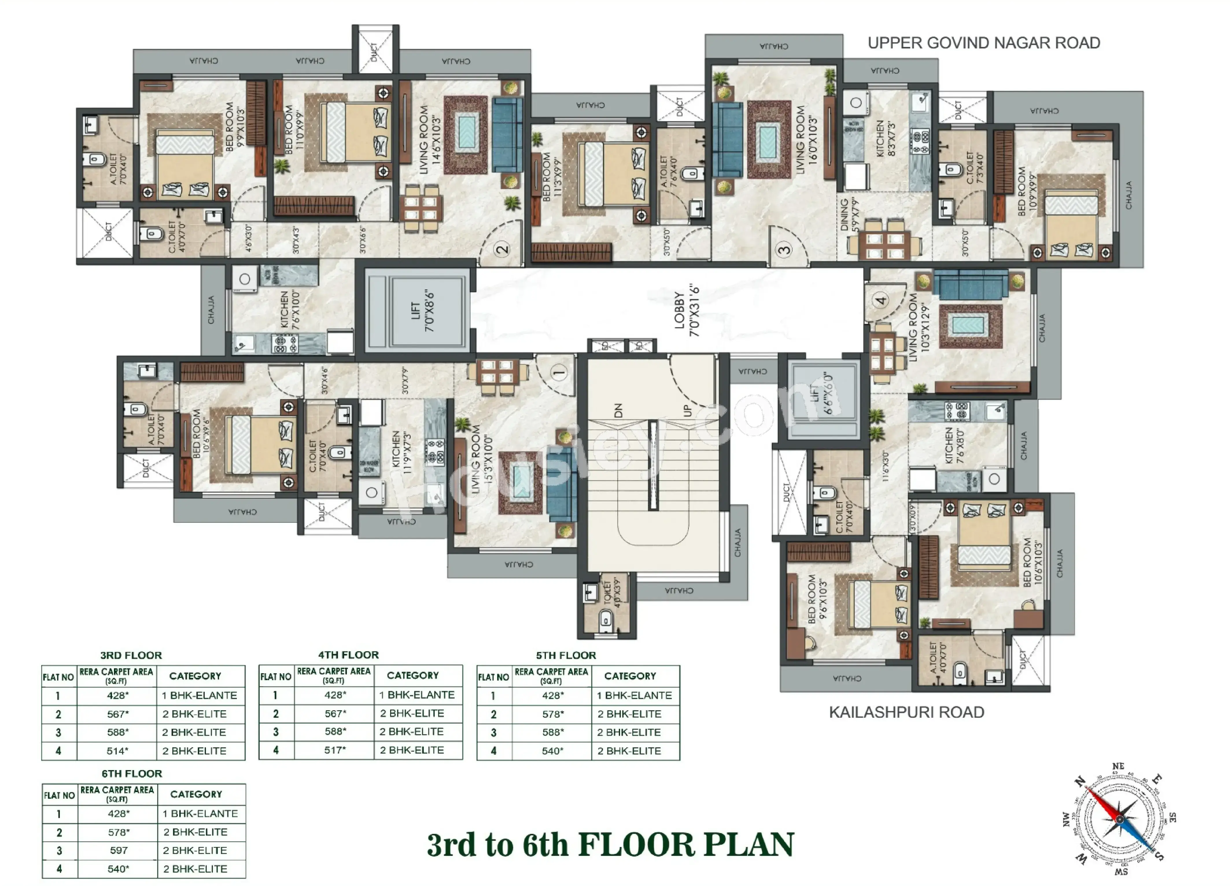 Pearl Solitaire Floor plan 7