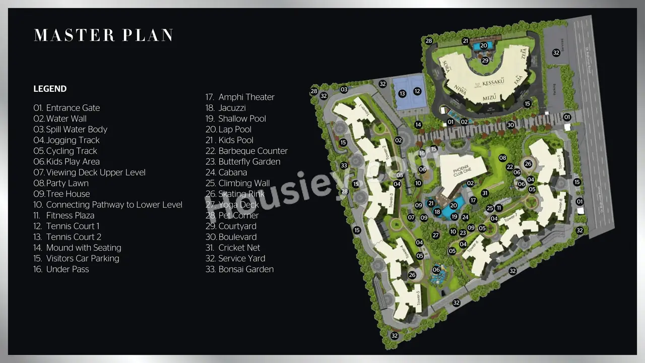 Phoenix One Bangalore West Master Plan